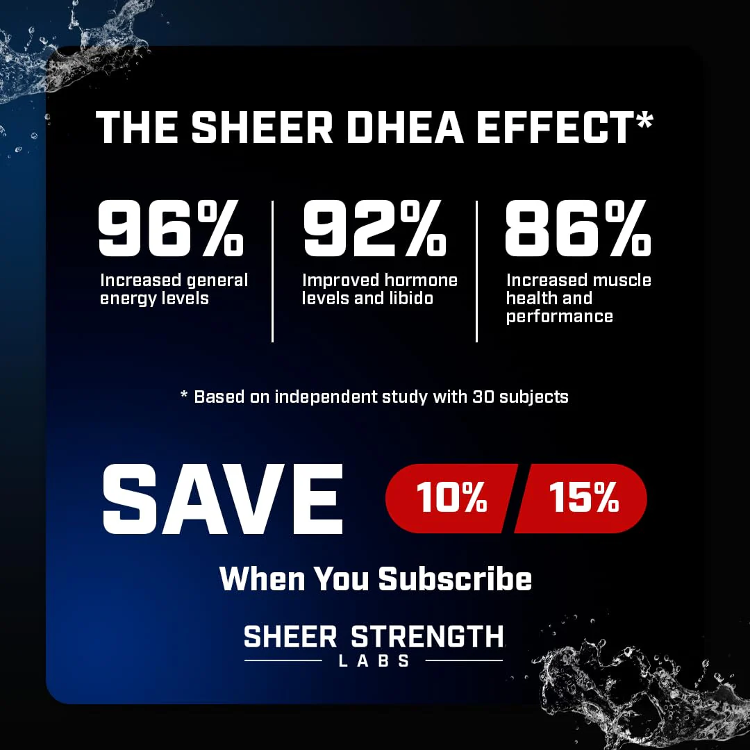 DHEA Supplement for Men DHEA 100mg - Pure DHEA Supplement for Men for Strength and Hormone Balance - DHEA for Women and Men - High Purity Enhanced Absorption 60 SV USA - Image 6