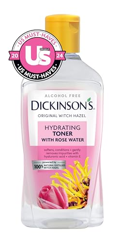 Dickinson's Enhanced Witch Hazel Hydrating Toner with Rosewater, Alcohol Free, 98% Natural Formula, 16 Fl Oz (Pack of 1) - Image 10