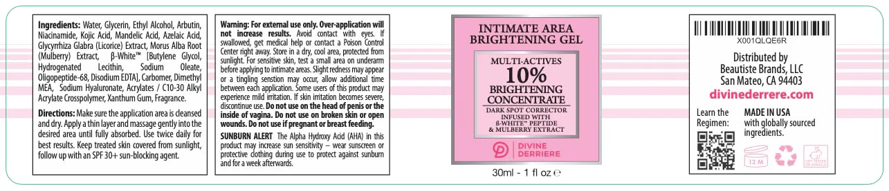 Divine Derriere Intimate Dark Spot Remover for Body, Face, Bikini and Sensitive Areas - Dark Spot Corrector Cream for Intimate Areas Contains Mulberry Extract, Alpha Arbutin, Peptide - Image 2