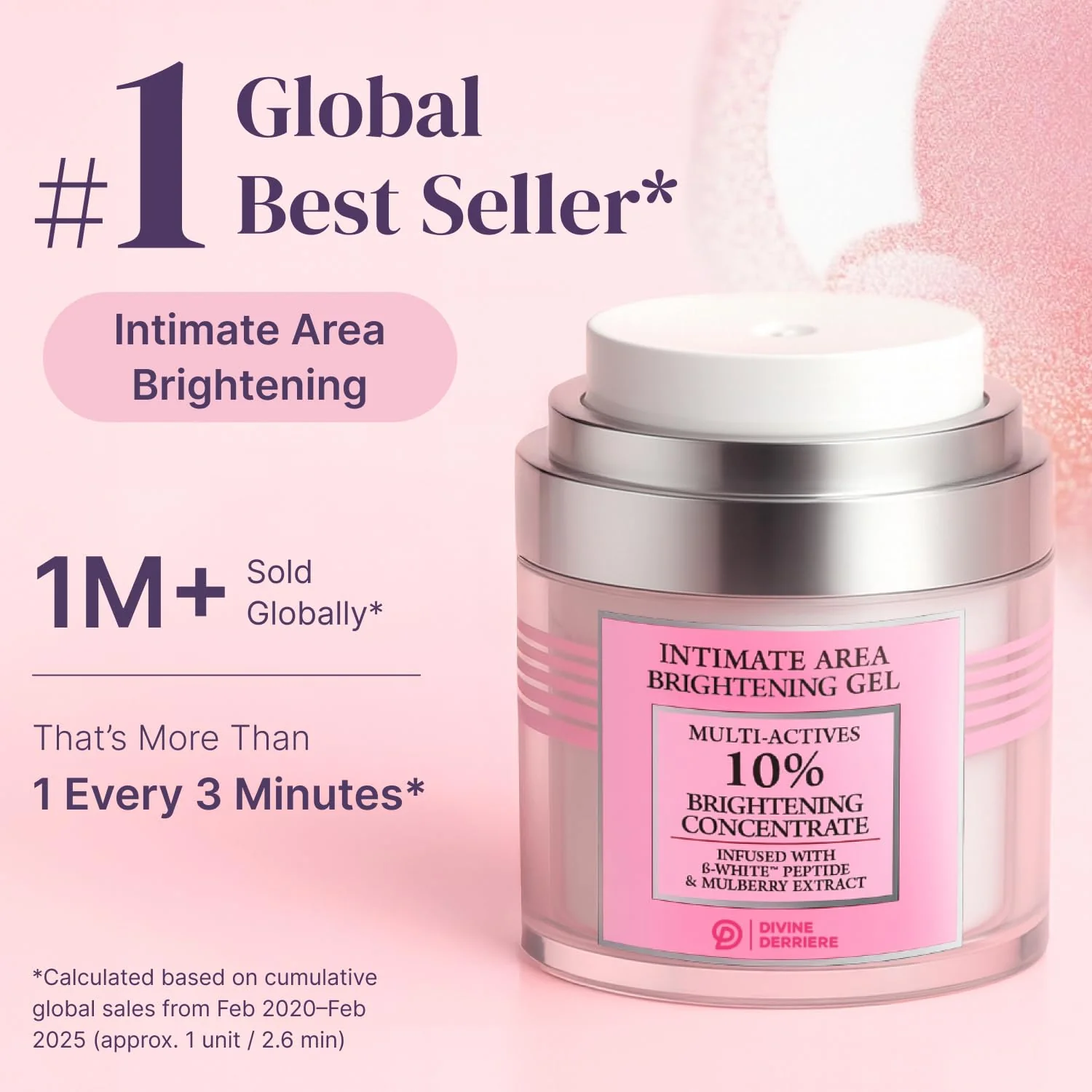 Divine Derriere Intimate Dark Spot Remover for Body, Face, Bikini and Sensitive Areas - Dark Spot Corrector Cream for Intimate Areas Contains Mulberry Extract, Alpha Arbutin, Peptide - Image 4
