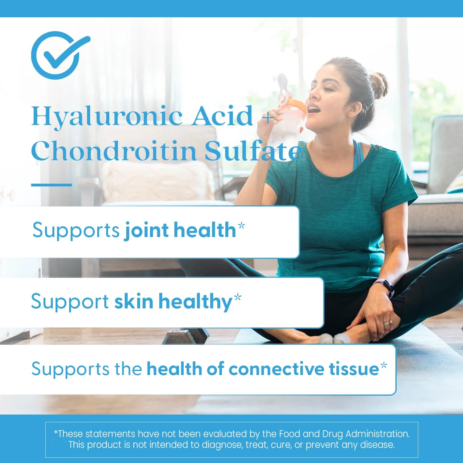 Doctor's Best Hyaluronic Acid with Chondroitin Sulfate, Featuring BioCell Collagen, Non-GMO, Gluten Free, Soy Free, Joint Support, 180 Count (Pack of 1) - Image 4