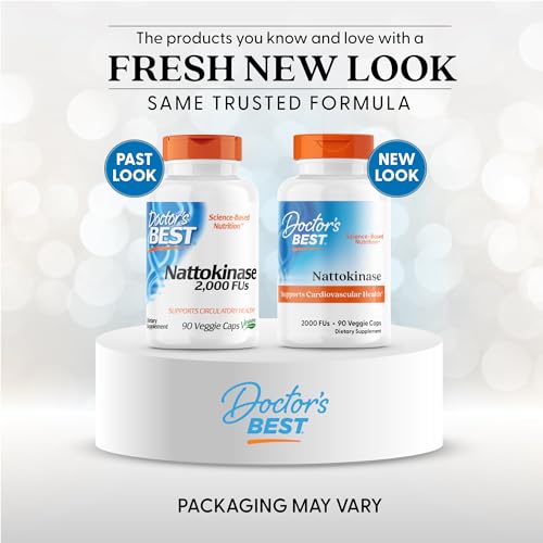Doctor's Best Nattokinase 2000 FU Supplement for Men & Women - Supports Blood Flow, Heart Health, & Healthy Circulation, Nattokinase Enzyme Sourced from Japanese Natto, Capsule Form - 90 Veg Caps - Image 6