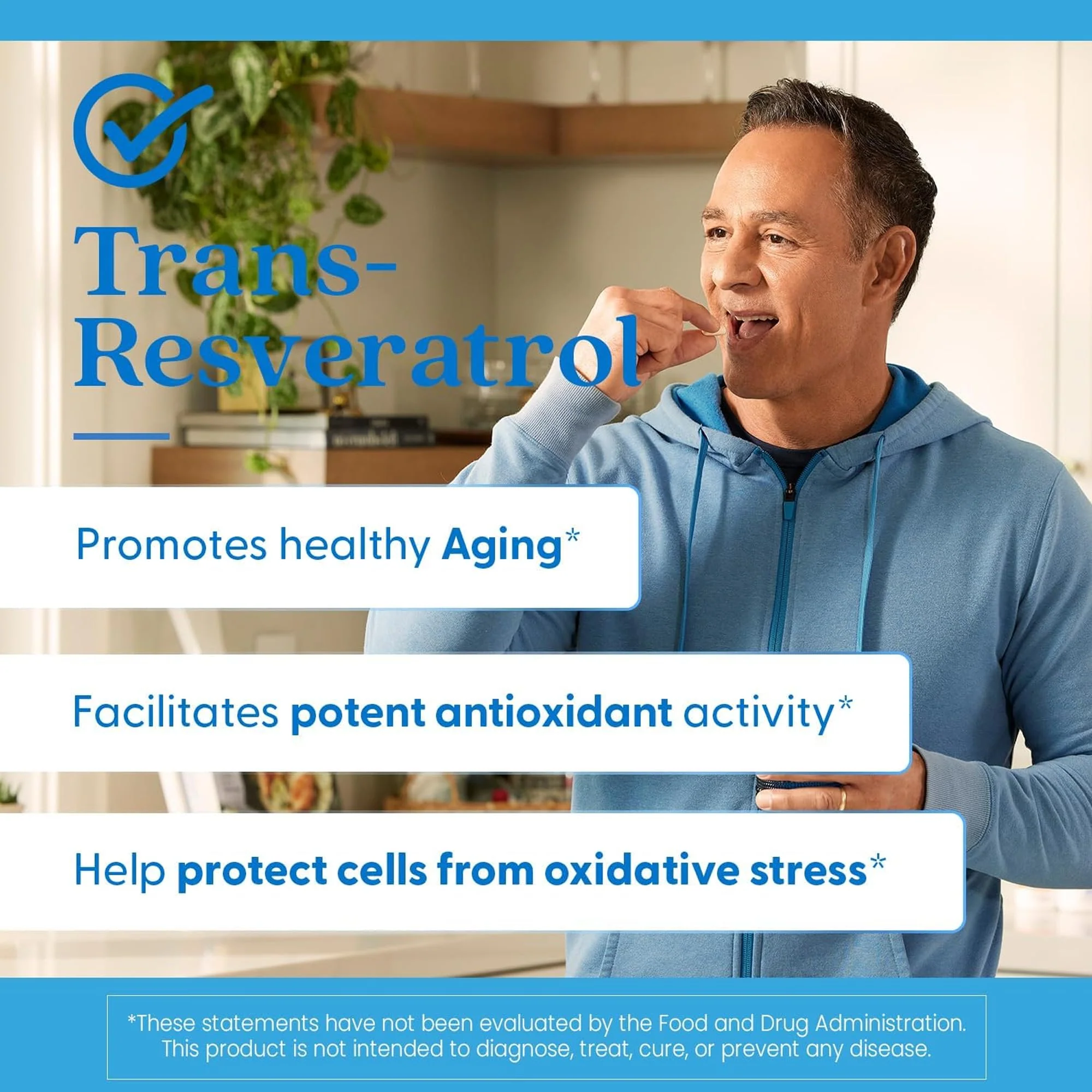 Doctors Best Trans-Resveratrol 100, Resveratrol with Red Wine Polyphenol (ResVinol), Non-GMO, Gluten Free, Soy Free, Vegan 60 Veggie Caps - Image 3