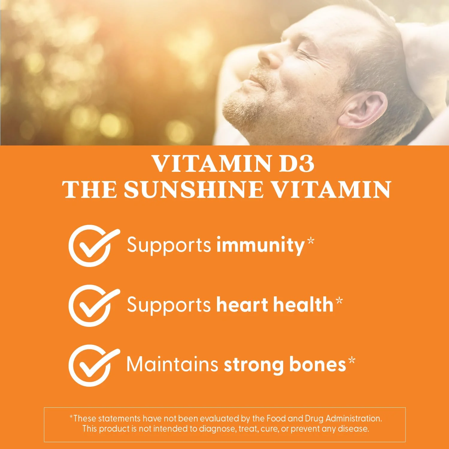 Doctor's Best Vitamin D3 5000 IU Softgels for Men & Women - Vitamin D Supplement for Immune System & Heart Health Support, 125 mcg per Serving, VIT D 3, Non GMO, Gluten Free, Soy Free - 360 Softgels - Image 3
