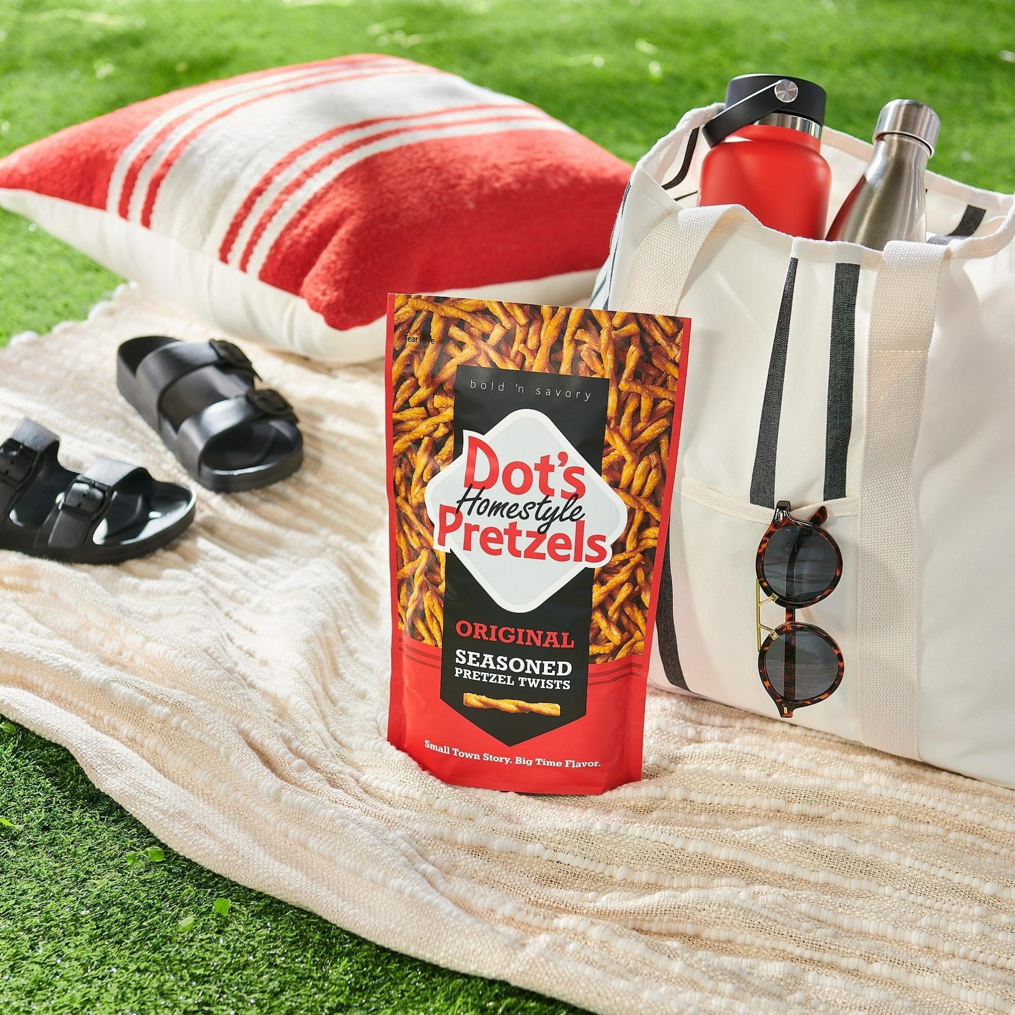 Dot's Pretzels Original Seasoned Pretzel Twist Snack, 16oz Grocery Sized Bag - Image 6