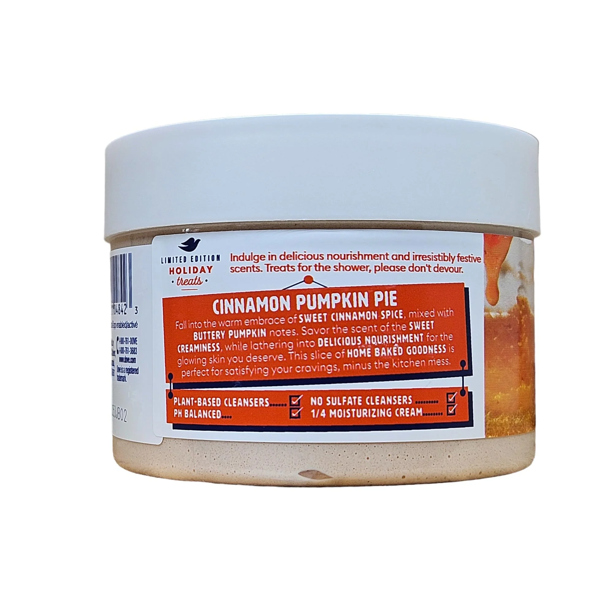 Dove Cinnamon Pumpkin Pie Body Scrub for Deep Nourishment Holiday Treats Limited Edition, 10.5 oz - Image 3