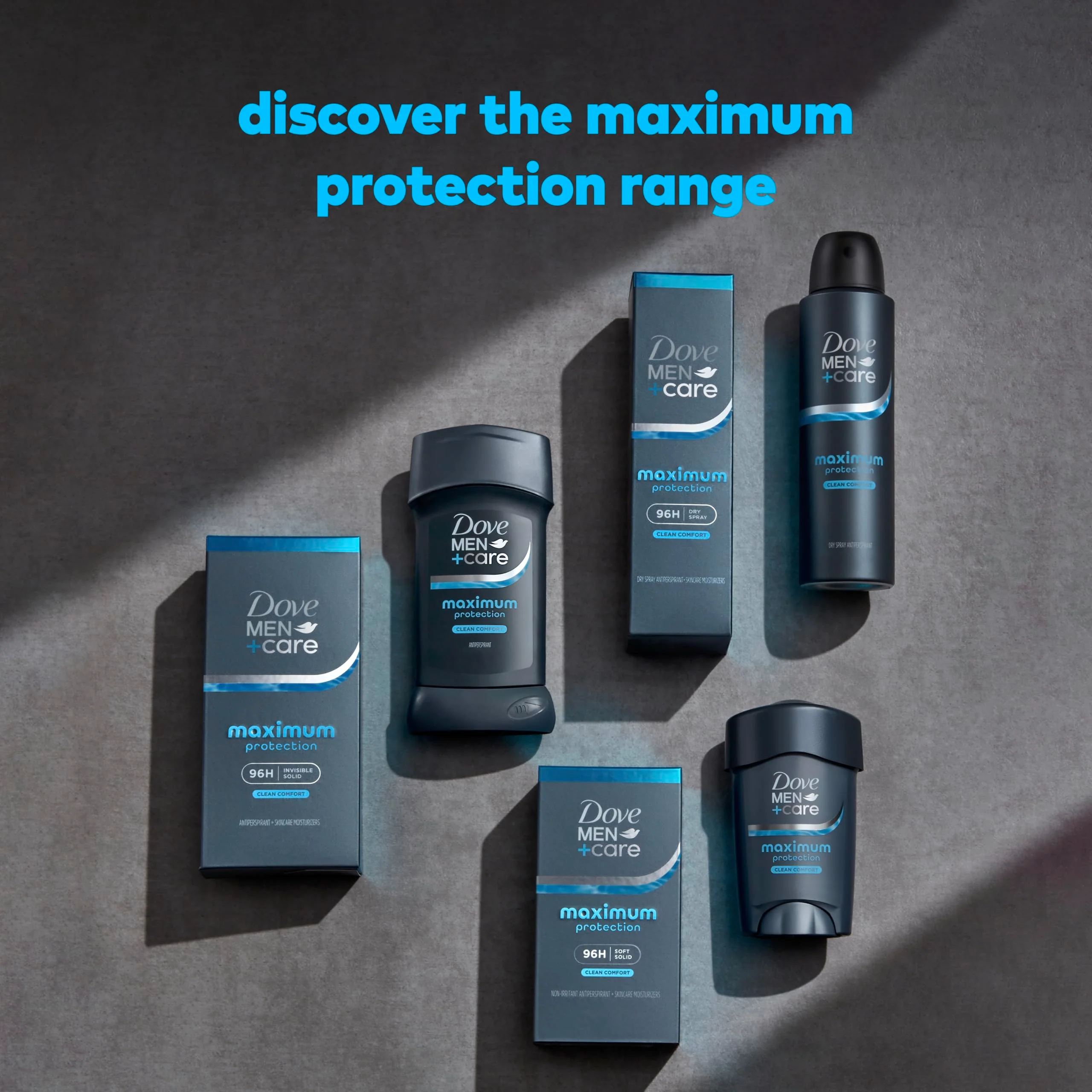 Dove Men+Care Anti-Perspirant Spray Clean Comfort Maximum Sweat Protection 96-Hour Comfort 3.8 oz - Image 5