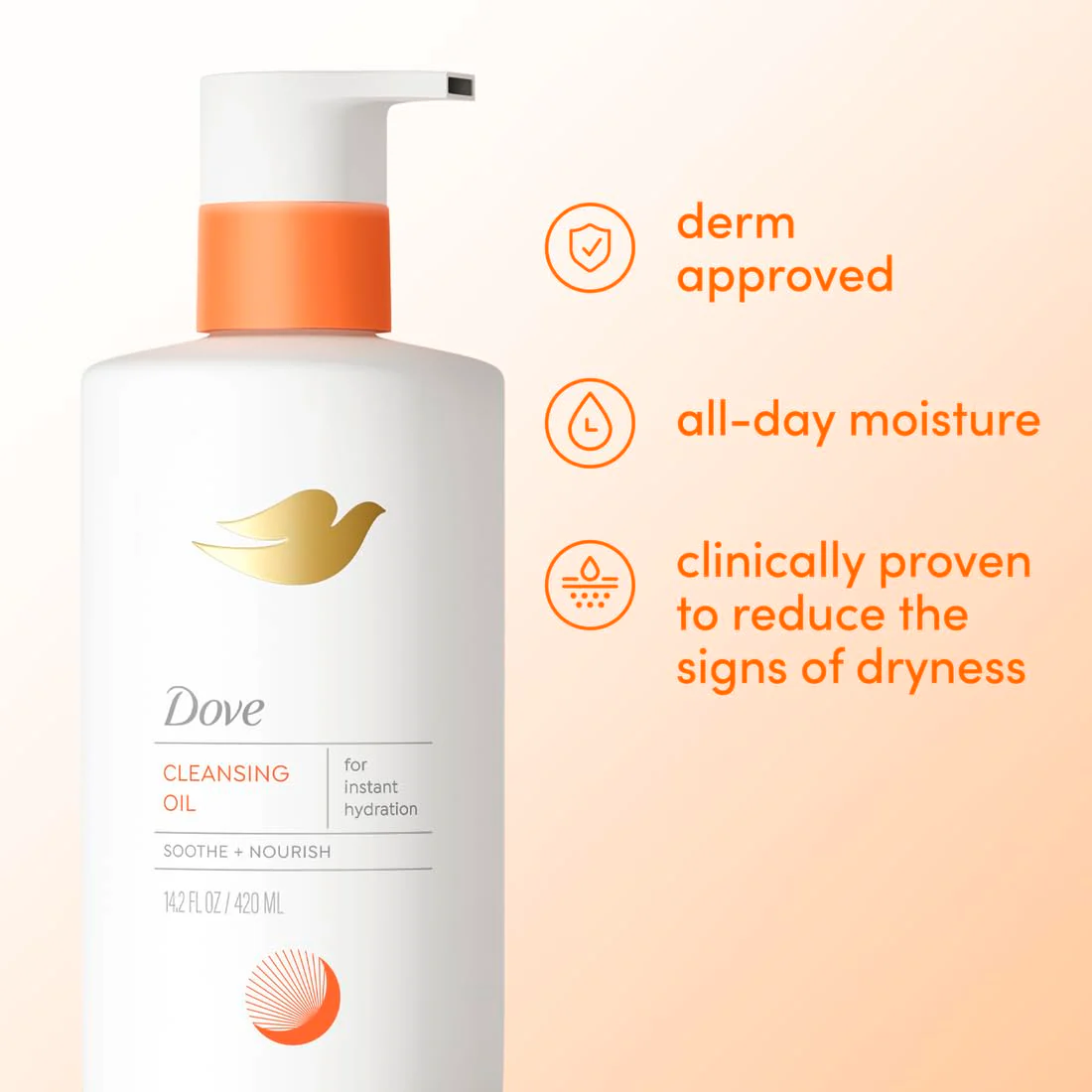 Dove Shower Body Oil Wash for Women - Ultra-Moisturizing Feminine Wash For Dry & Itchy Skin, 14.2 oz - Image 4