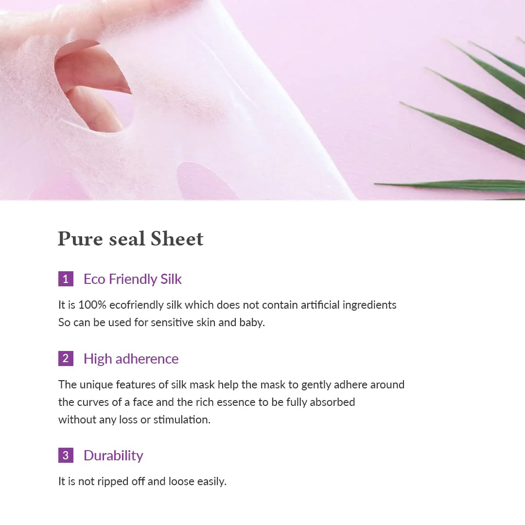 Dr.Althea Premium Squalane Silk Mask | Hydrolized Collagen for Intensive Hydration| Nourishing and Helps Repair Damaged Skin | Korean Sheet Mask | Pack of 5 - Image 3