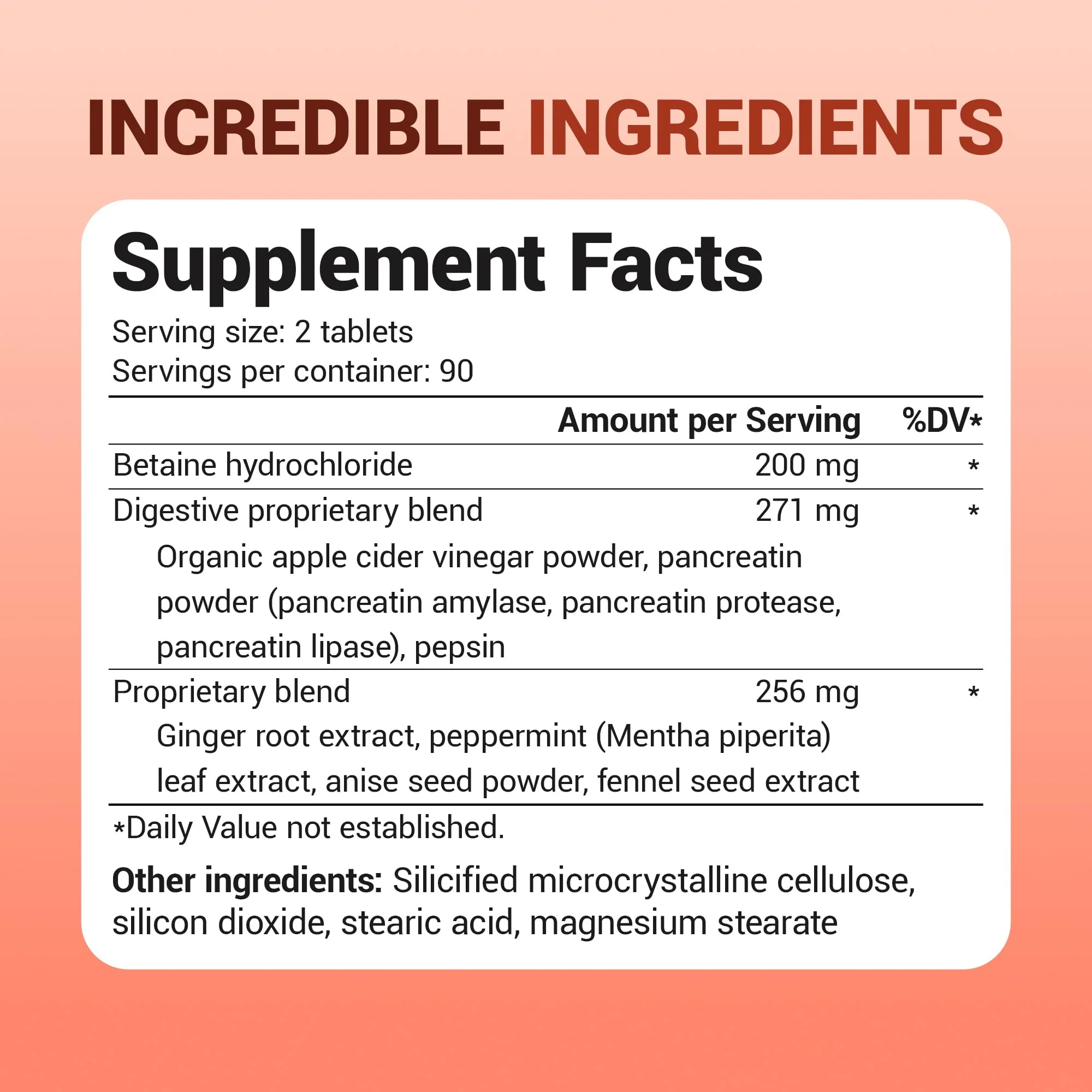 Dr. Berg Advanced Digestive Enzymes with Apple Cider Vinegar - Includes Digestive Health Ingredients Like Betaine Hydrochloride (HCI), Ginger Root & Peppermint Leaf - 180 Tablets - Image 4