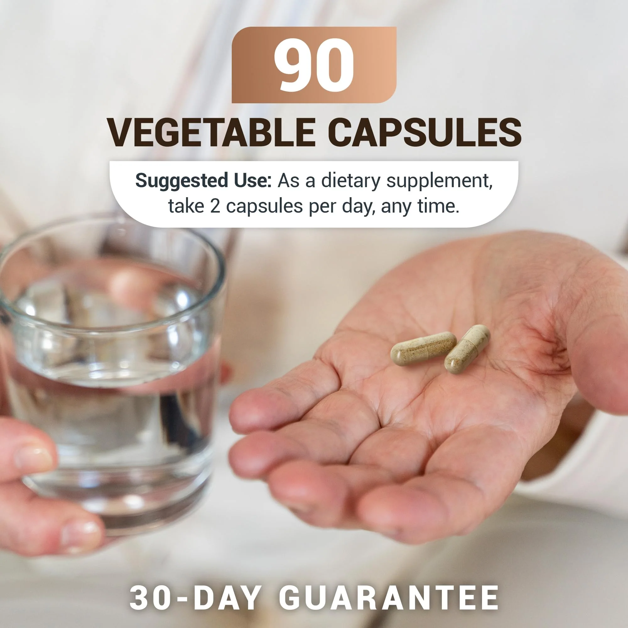 Dr. Berg All-in-One Vitamins for Hair, Skin, & Nails - Advanced Formula with Biotin, Saw Palmetto, DHT Blocker, & Trace Minerals - 90 Veg Capsules - Image 3