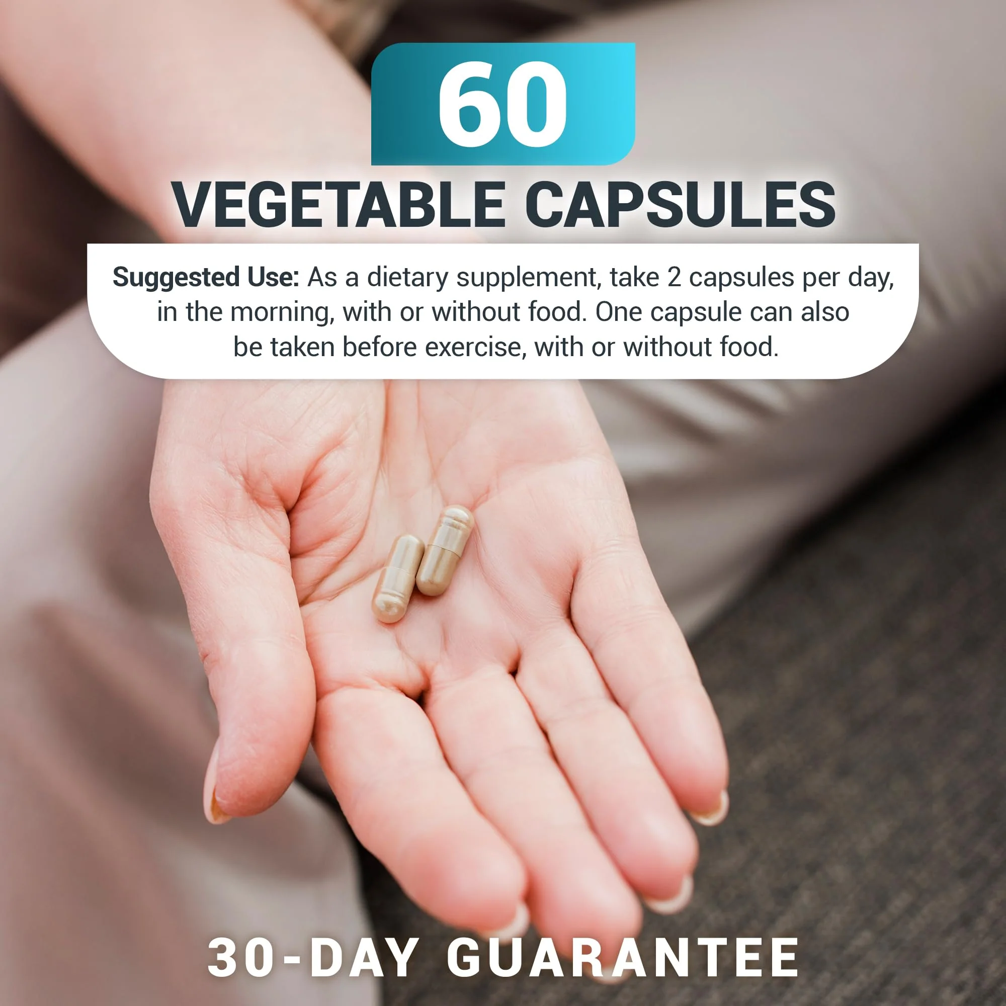 Dr. Berg Whole Food Multivitamin with Minerals - Daily Multivitamin for Men and Women - Includes Premium Whole Food Fruits and Vegetable Blend with Folate, Alpha-lipoic Acid and More - 60 Capsules - Image 2