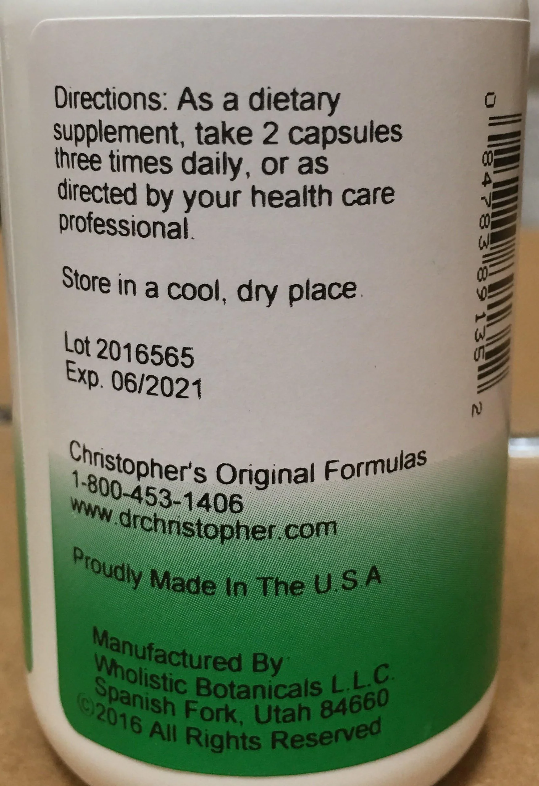 Dr Christopher's Prostate Plus Capsule 100 Ct. - Image 3