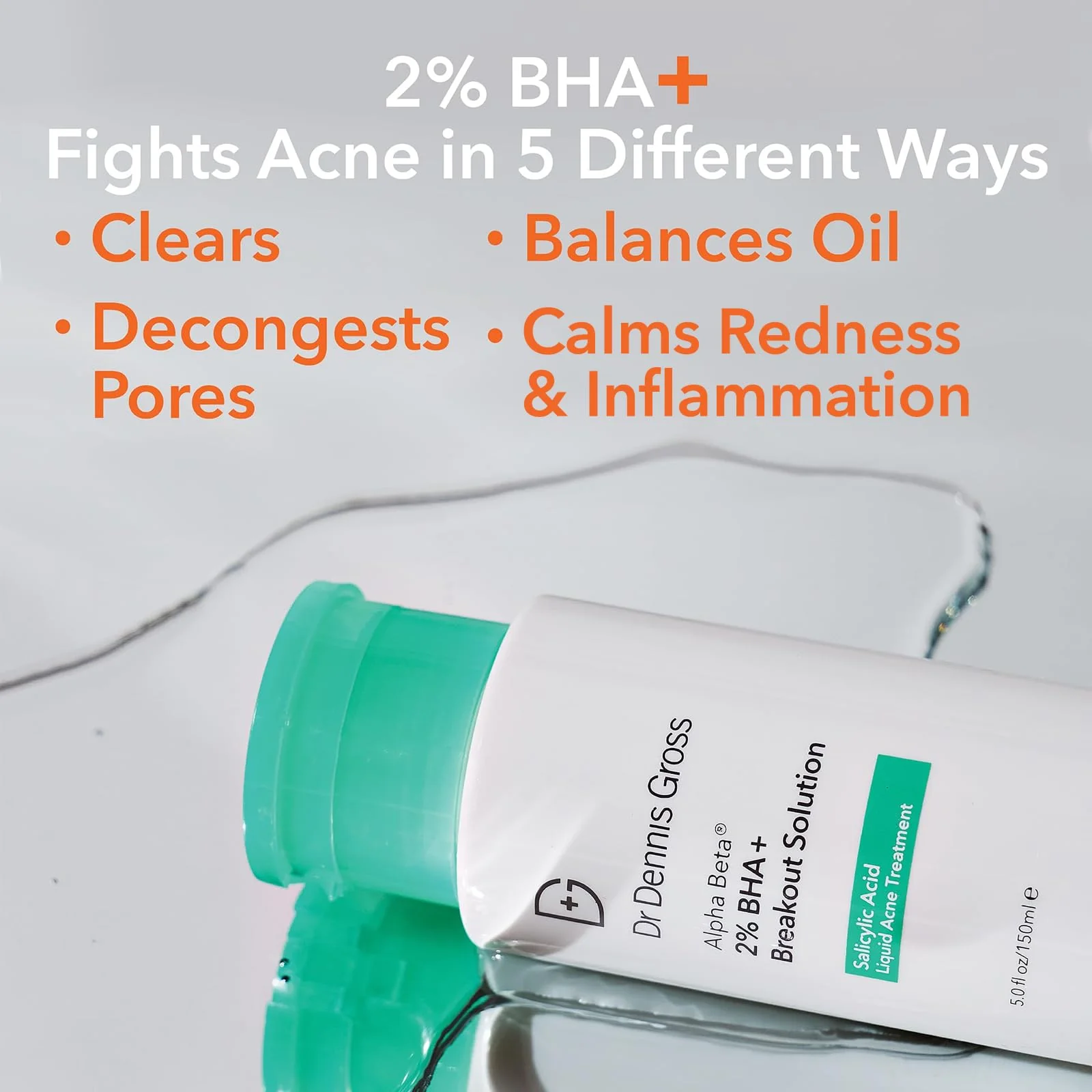 Dr Dennis Gross Alpha Beta® 2% BHA+ Breakout Solution, Minimizes Pores, Clear & Prevent Breakouts, 5 Fl Oz - Image 9