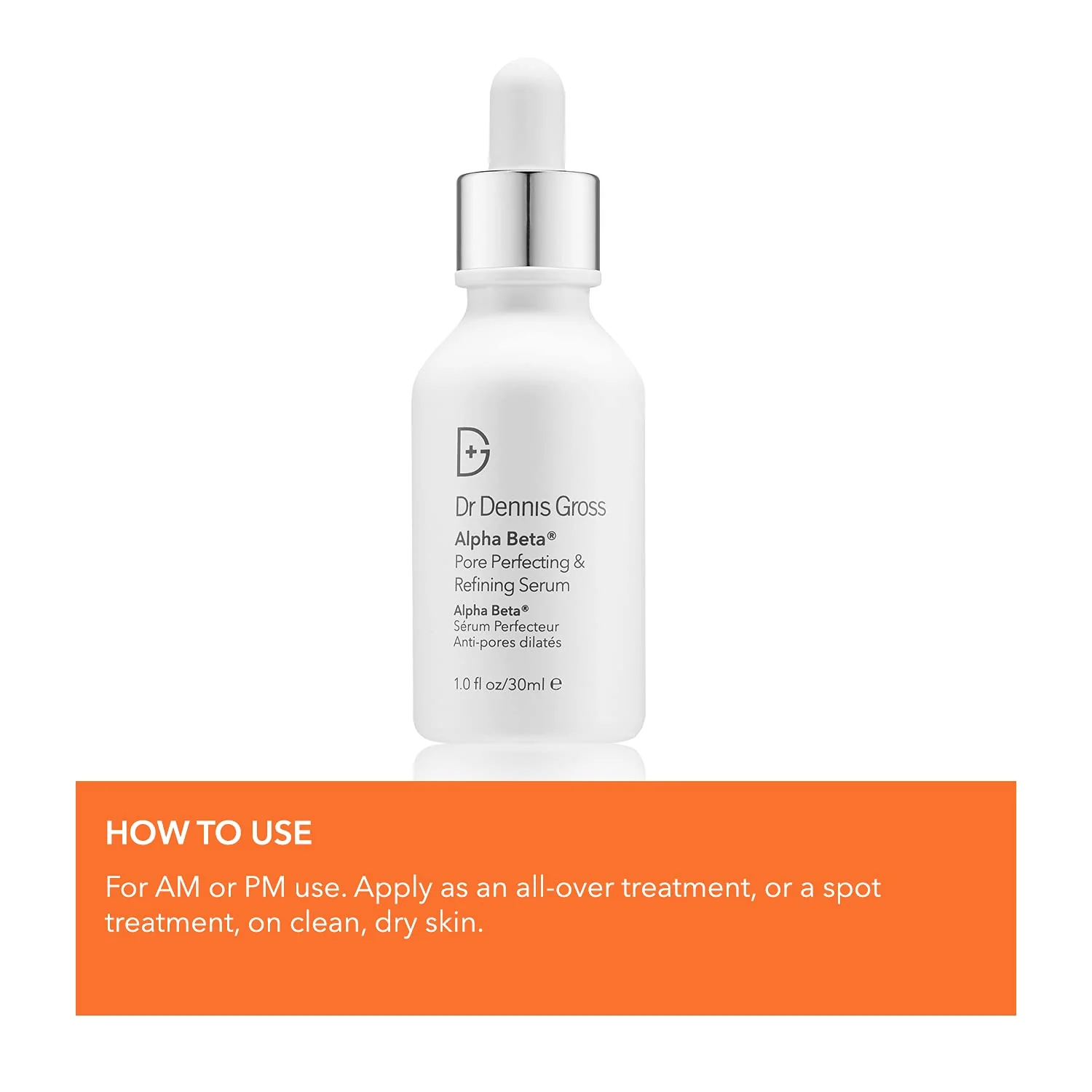 Dr. Dennis Gross Alpha Beta® Pore Perfecting & Refining Serum: for Enlarged, Clogged Pores with Excessive Oil, 1.0 fl oz - Image 5