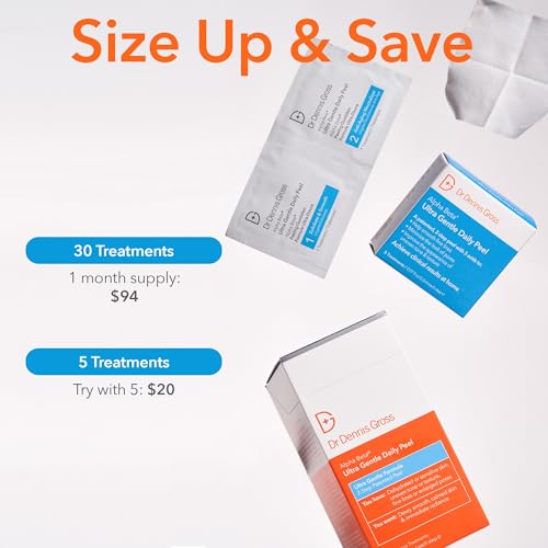 Dr. Dennis Gross Alpha Beta Ultra Gentle Daily Peel: for Dehydrated or Sensitive Skin, Uneven Tone or Texture, Fine Lines or Enlarged Pores (5 Treatments) - Image 2
