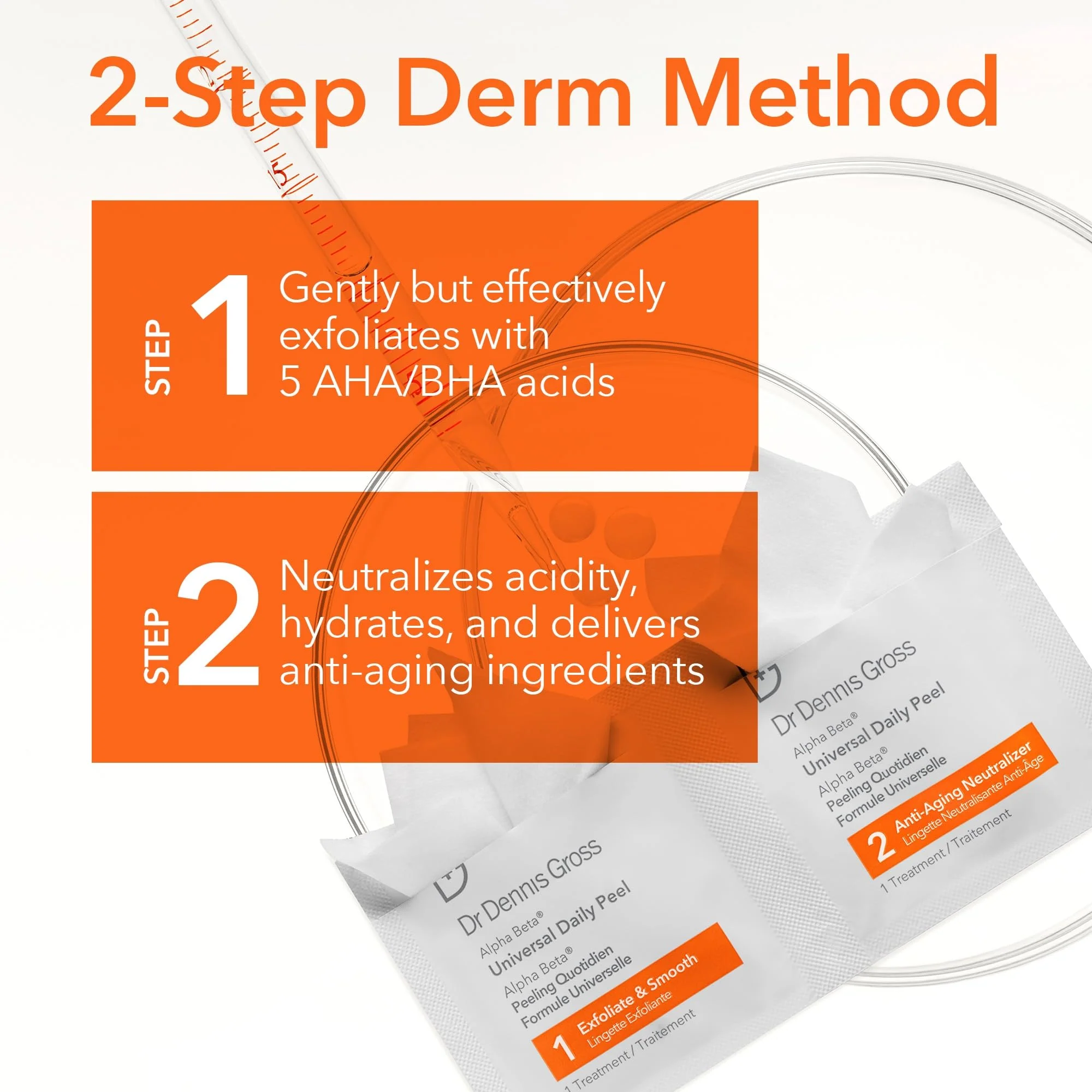 Dr Dennis Gross Alpha Beta Universal Daily Peel: for Uneven Tone or Texture and Fine Lines or Enlarged Pores, (5 Treatments) - Image 10