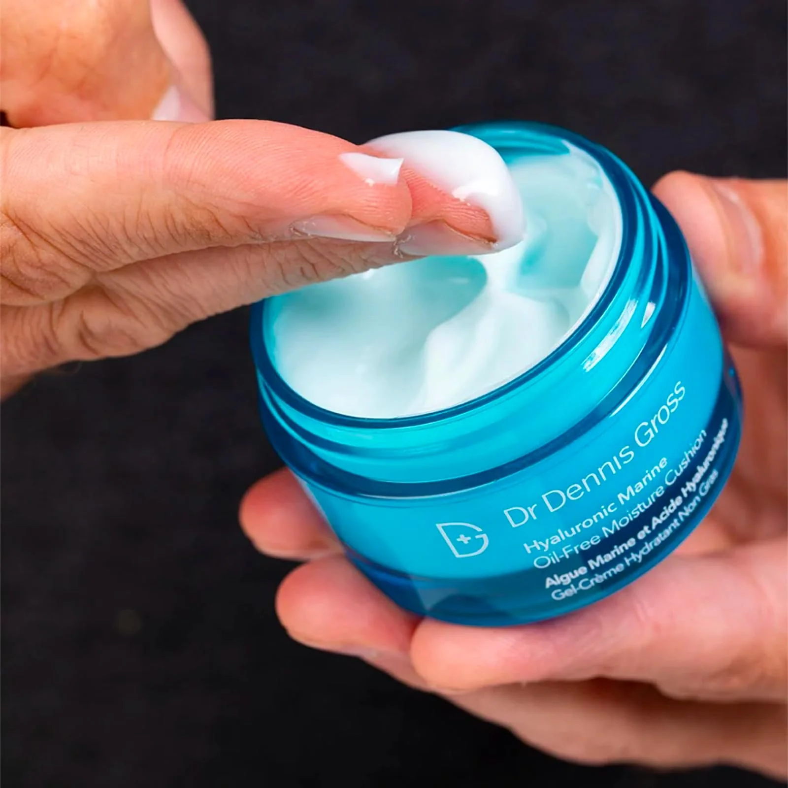Dr Dennis Gross Hyaluronic Marine Oil-Free Moisture Cushion: for Dull, Dehydrated or Dry Skin, 2 fl oz - Image 5