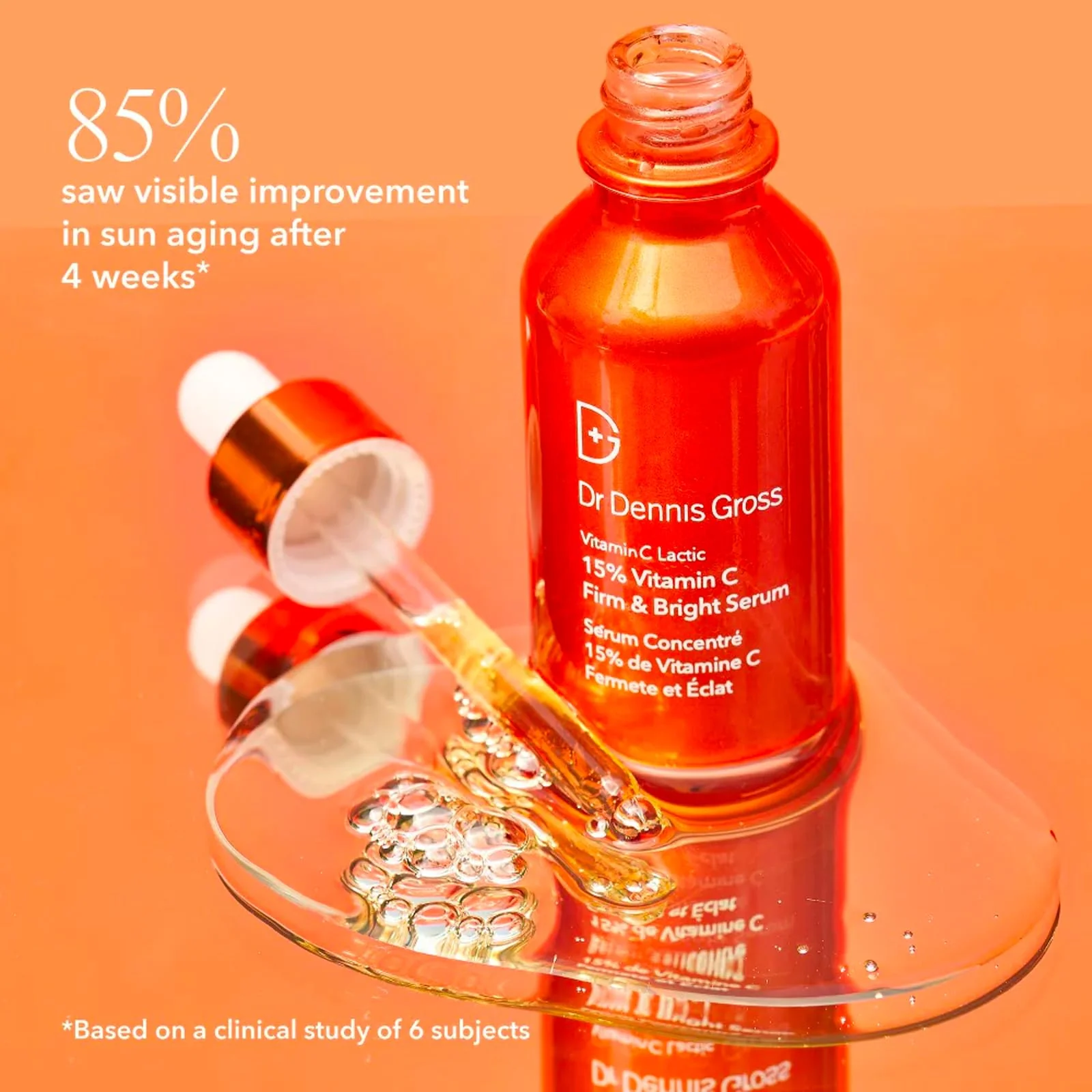 Dr Dennis Gross Vitamin C Lactic 15% Firm & Brighten Serum - Image 7