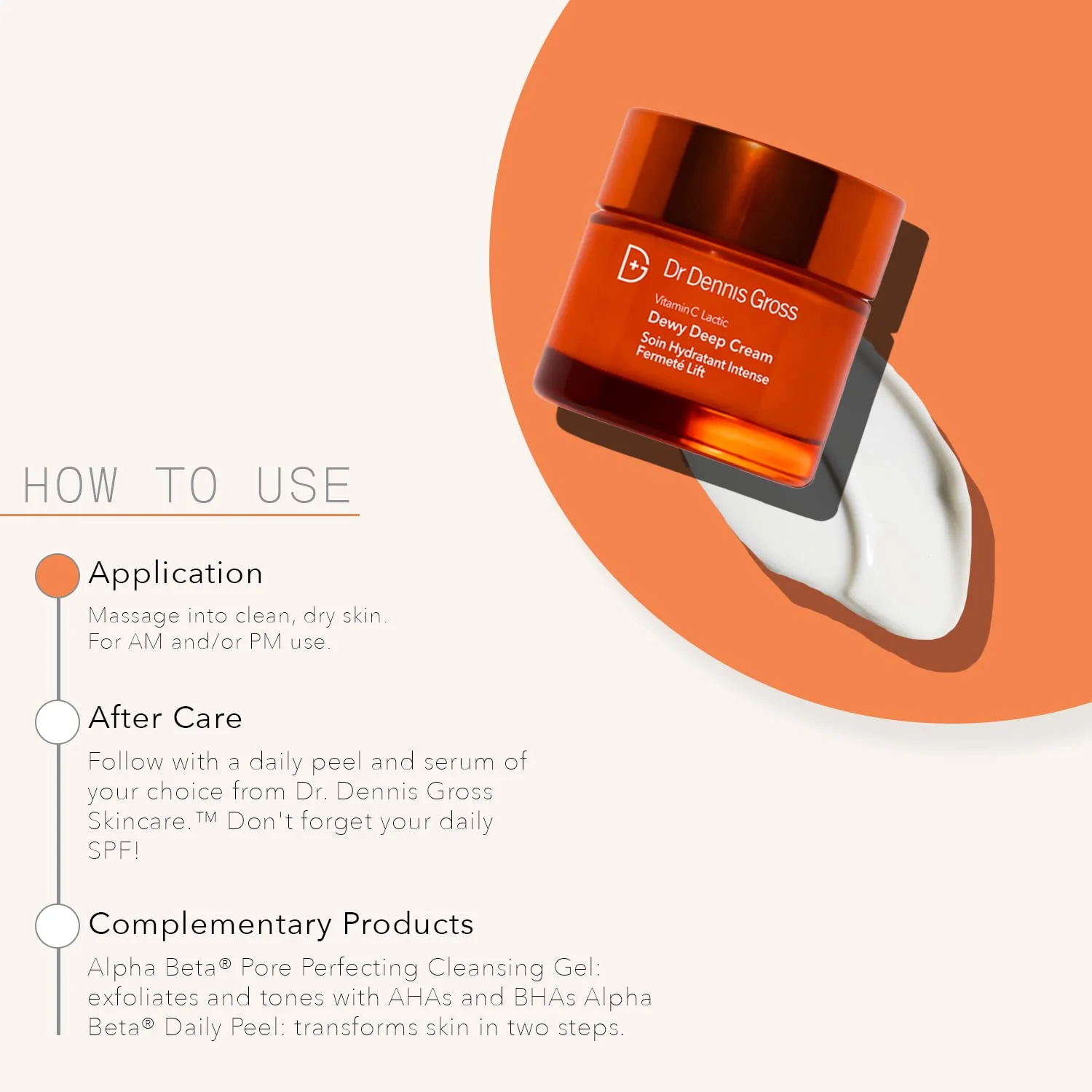Dr Dennis Gross Vitamin C Plus Lactic Dewy Deep Cream Cream Unisex 2 oz - Image 6