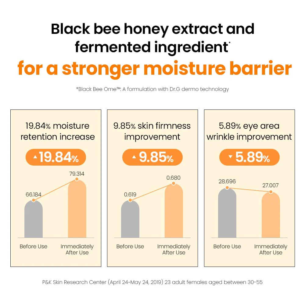 Dr. G - Royal Black Snail Cream - 50 ML - Snail Mucin Moisturizer, Korean Skincare, K Beauty for Dry Skin, Royal Jelly Protein Improves Skin Barrier, Niacinamide for Blemish Care; Skin Elasticity Care - Image 5
