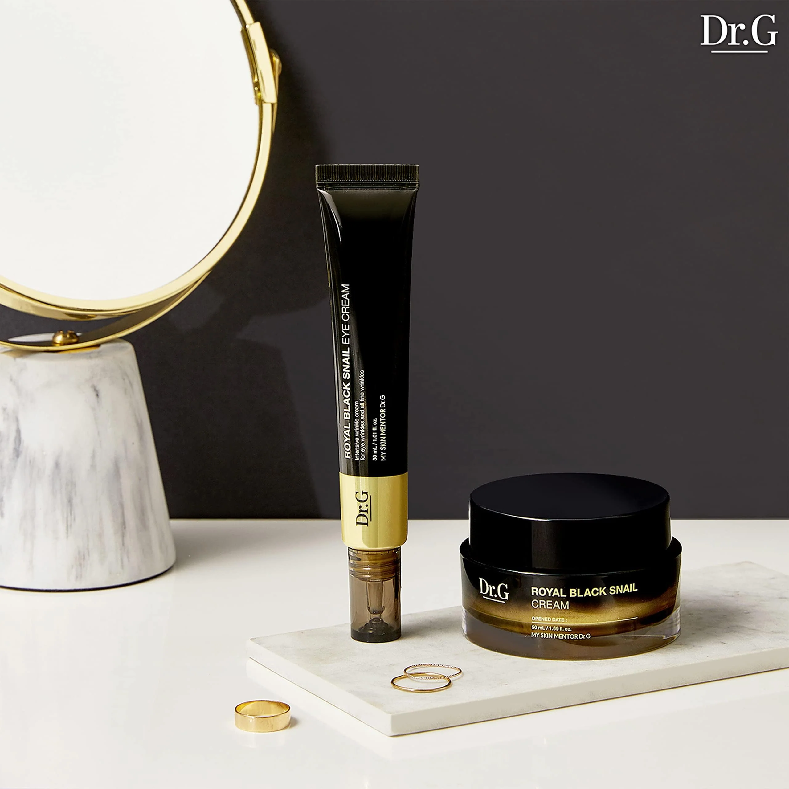 Dr.G Royal Black Snail Korean Eye Cream for Dark Circles Under Eye Treatment, 30ml - Korean Eye Serum, Korean Skin Care Eye Cream Anti Aging, Korean Under Eye Cream Korean, Korean Skincare, Kbeauty - Image 3