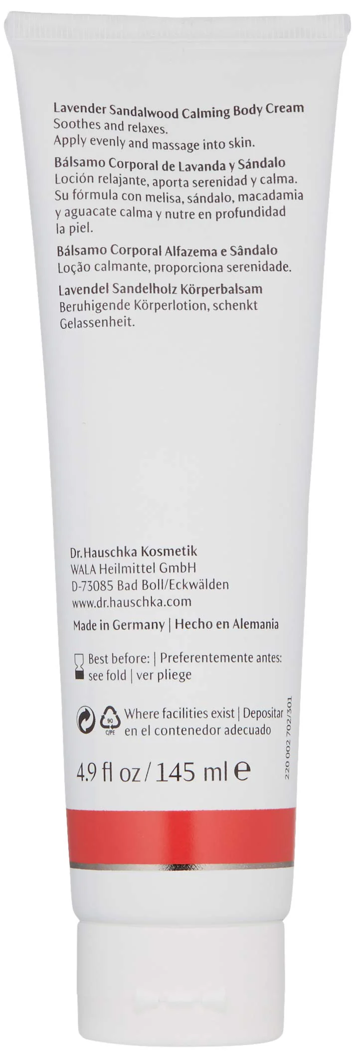 Dr. Hauschka Lavender Sandalwood Calming Body Cream, 4.9 Fl Oz - Image 5