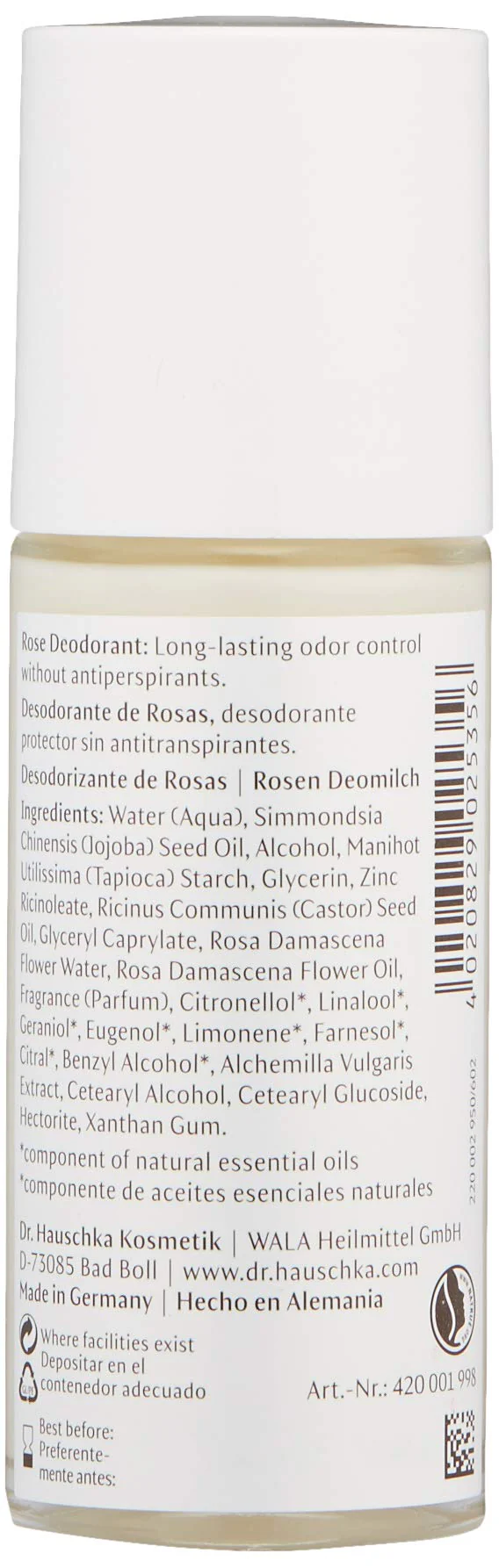 Dr. Hauschka Rose Deodorant, 1.7 Ounce - Image 3