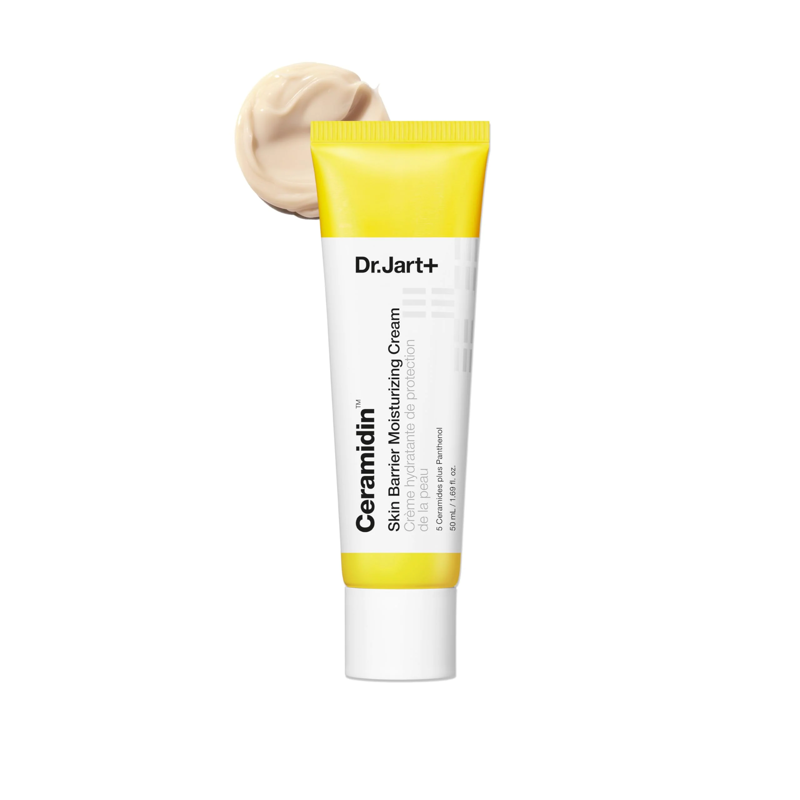 Dr.Jart+ Ceramidin Skin Barrier Korean Face Cream Moisturizer with Ceramides and Panthenol | Korean Skin Care, 1.69 Fl Oz
