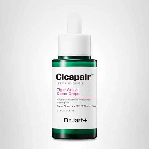 Dr.Jart+ Cicapair Tiger Grass Camo Drops Tinted Serum SPF 35 with Centella Asiatica | Skin Tint | Korean Skin Care Makeup Hybrid, 1.01 Fl Oz - Image 2