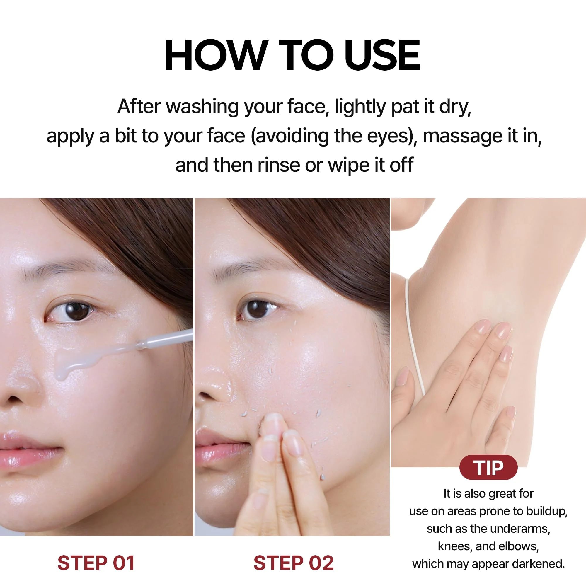 Dr.Melaxin Peel Shot Glow White Rice Peeling Ampoule 80ml, Dead Skin Gentle Exfoliating Ampoule with Rice Water Extract, AHA BHA, Niacinamide, Daily Skin Texture Care, All Skin Types, Korean Skincare - Image 3