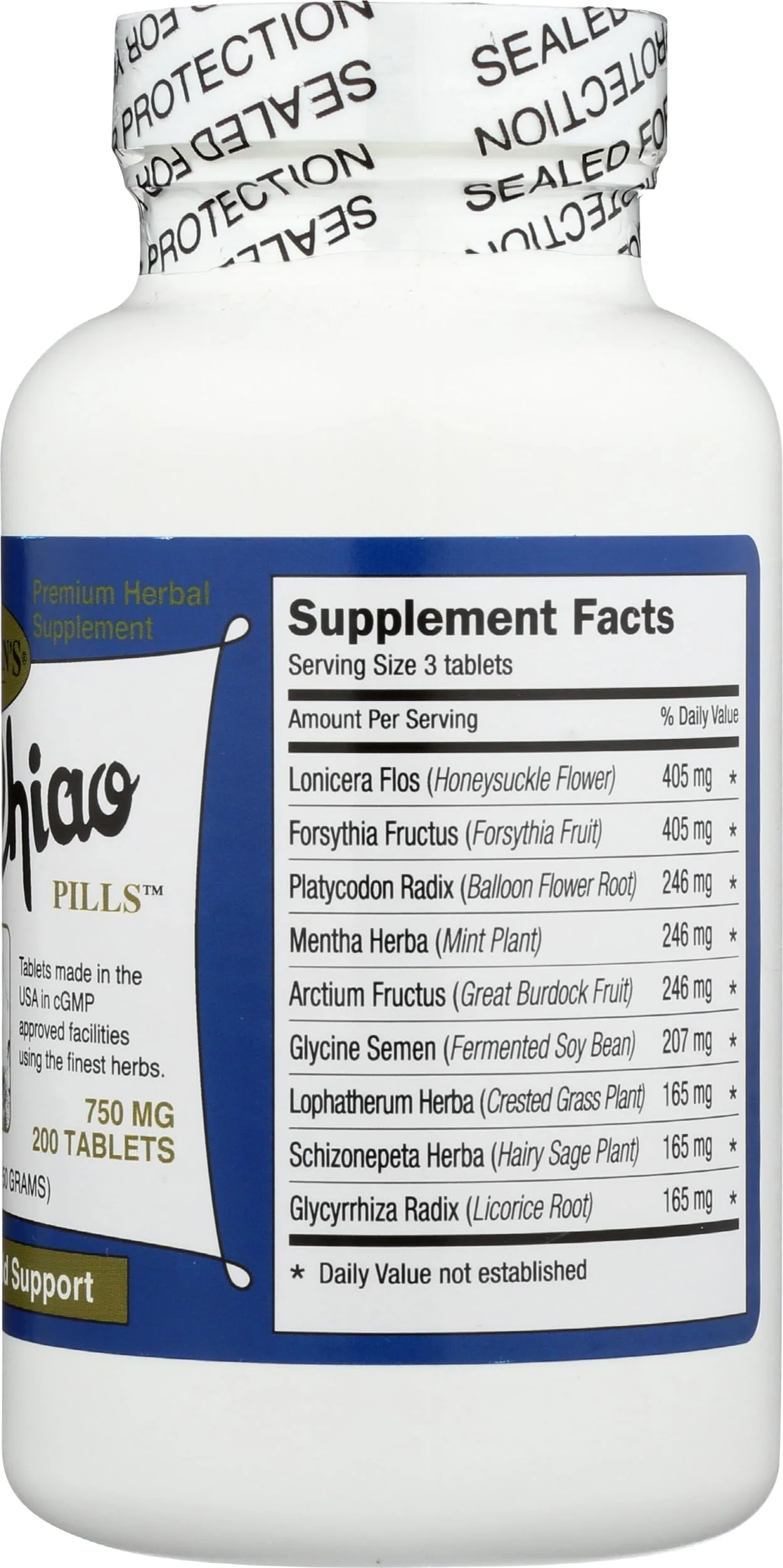 DR SHENS Yin Chiao 750 Mg, 200 CT - Image 7