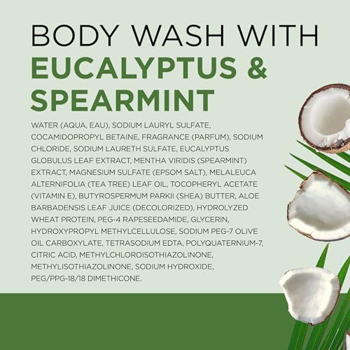 Dr Teal's Body Wash with Pure Epsom Salt, Relax & Relief with Eucalyptus & Spearmint, 24 fl oz (Pack of 2) - Image 3