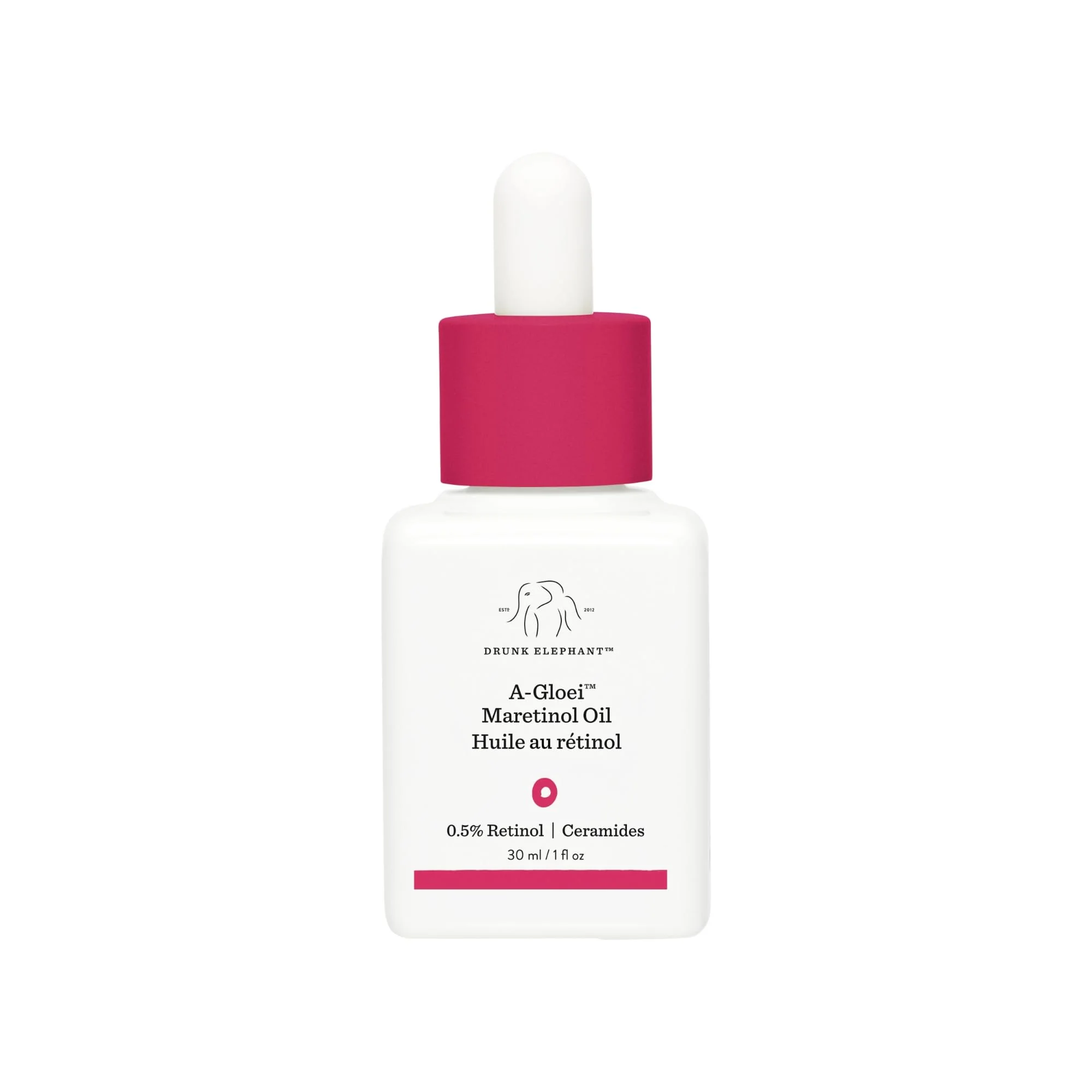 Drunk Elephant A-Gloei Maretinol Oil - 30 ml/1 fl oz - Gentle 0.5% Retinol Face Oil - Clean Clinical Skincare - Cruelty-Free - Free of Essential Oils, Silicones, and Fragrance