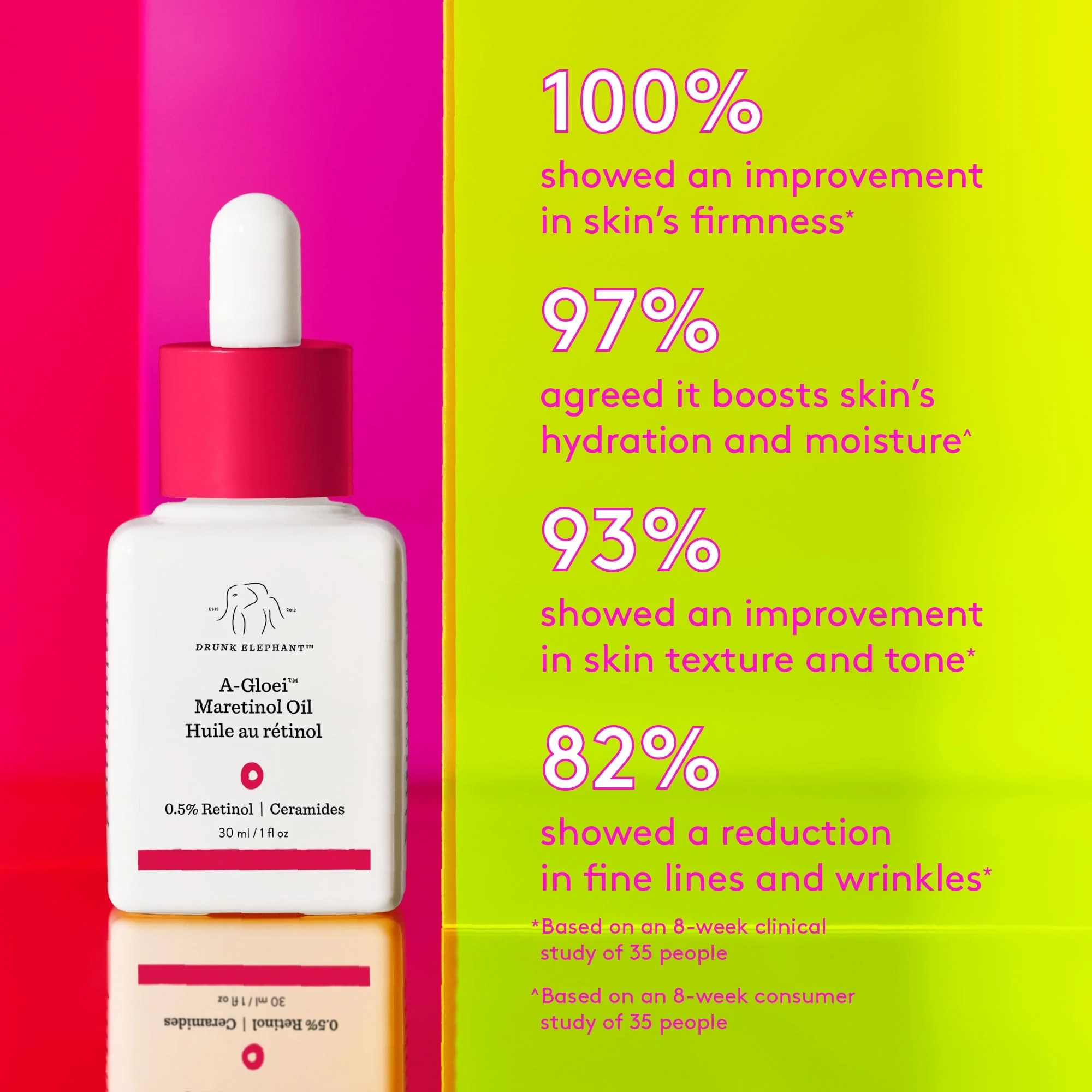 Drunk Elephant A-Gloei Maretinol Oil - 30 ml/1 fl oz - Gentle 0.5% Retinol Face Oil - Clean Clinical Skincare - Cruelty-Free - Free of Essential Oils, Silicones, and Fragrance - Image 5