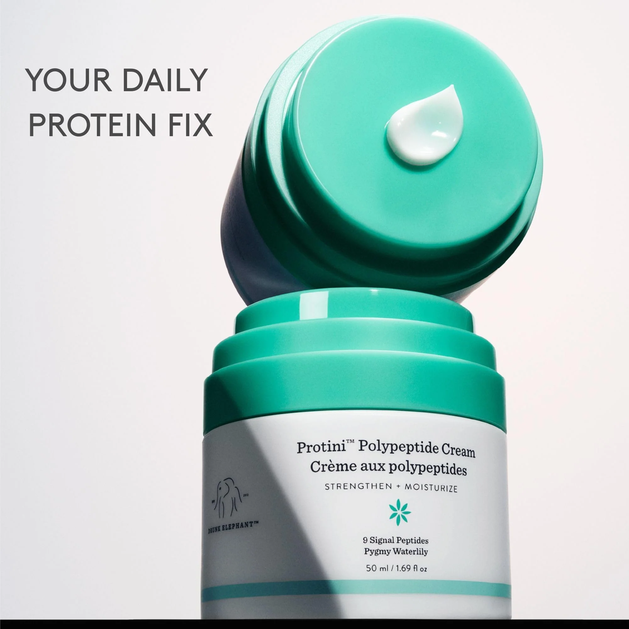 Drunk Elephant Protini Polypeptide Cream - 15 ml/.5 fl oz - Firming Moisturizer - Clean Clinical Skincare - Cruelty-Free - Dermatologist-Tested - Free of Essential Oils, Silicones, and Fragrance - Image 4