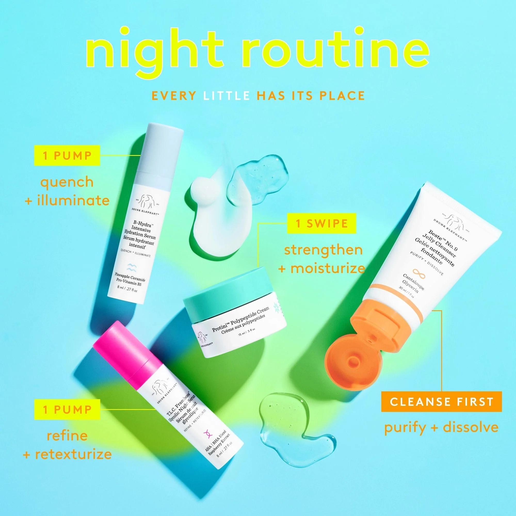 Drunk Elephant The Littles 7.0 Kit - 6 Travel-Friendly A.M. and P.M. Essentials - Clean Clinical Skincare - Cruelty-Free - Dermatologist-Tested - Free of Essential Oils, Silicones, and Fragrance - Image 4