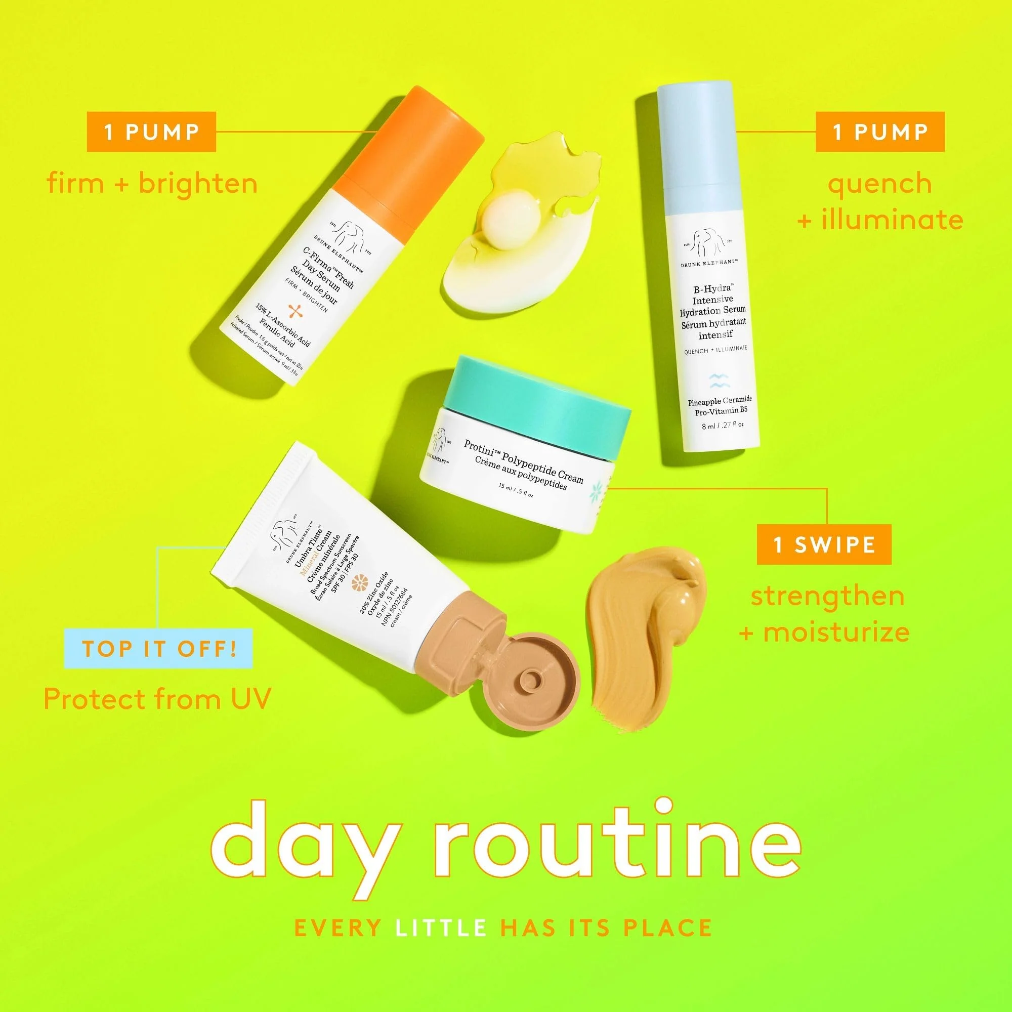 Drunk Elephant The Littles 7.0 Kit - 6 Travel-Friendly A.M. and P.M. Essentials - Clean Clinical Skincare - Cruelty-Free - Dermatologist-Tested - Free of Essential Oils, Silicones, and Fragrance - Image 5