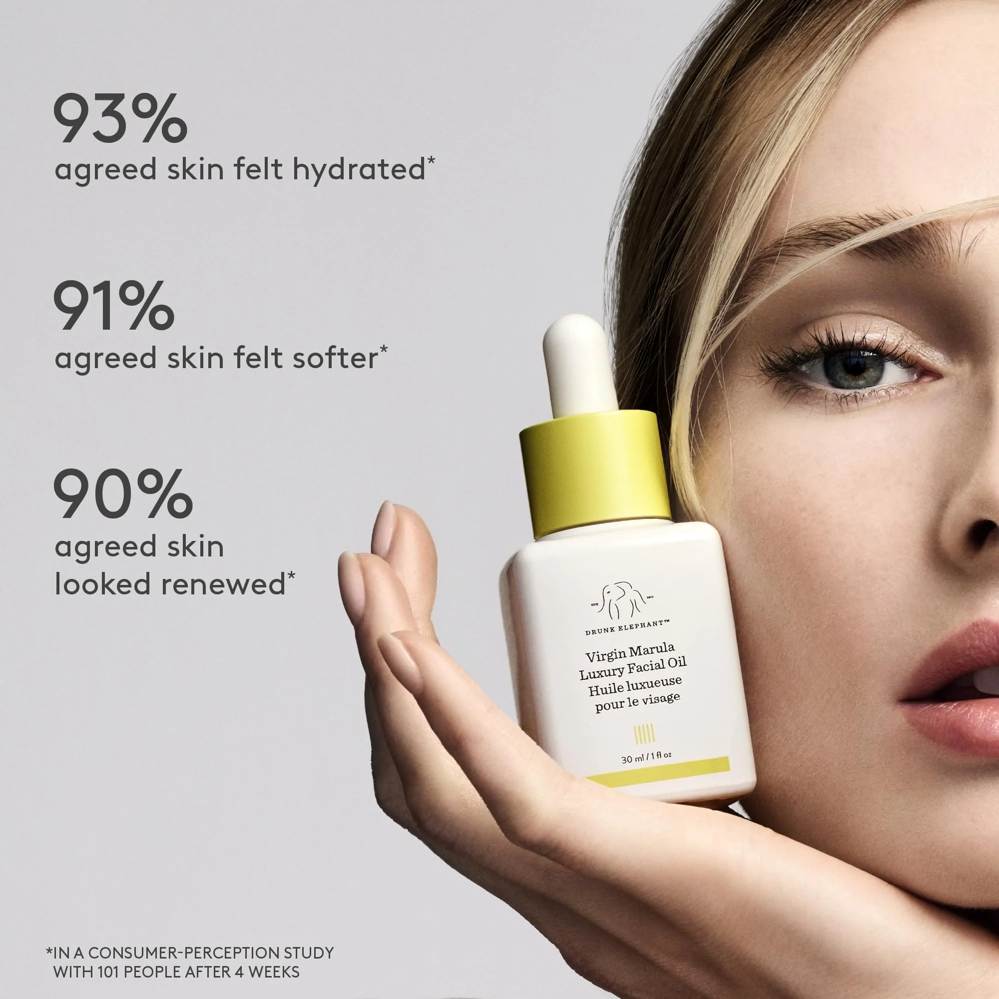 Drunk Elephant Virgin Marula Luxury Facial Oil - 30 ml/1 fl oz - Face Oil - Clean Clinical Skincare - Cruelty-Free - Dermatologist-Tested - Free of Essential Oils, Silicones, and Fragrance - Image 6