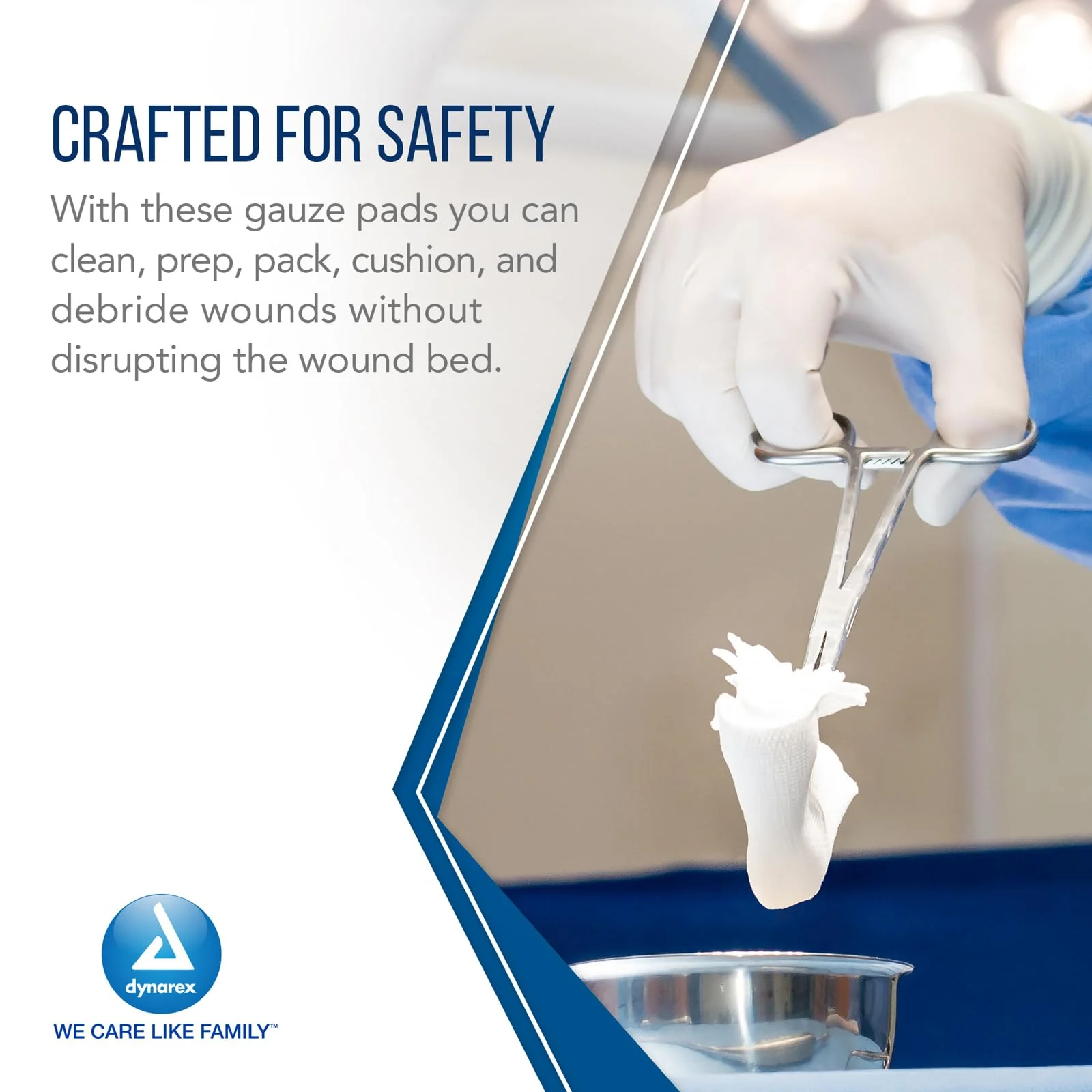 Dukal Sterile Gauze Pads, 100% Woven Cotton and Individually Wrapped, 4" x 4", 12-Ply Pad, Box of 100 - Image 5