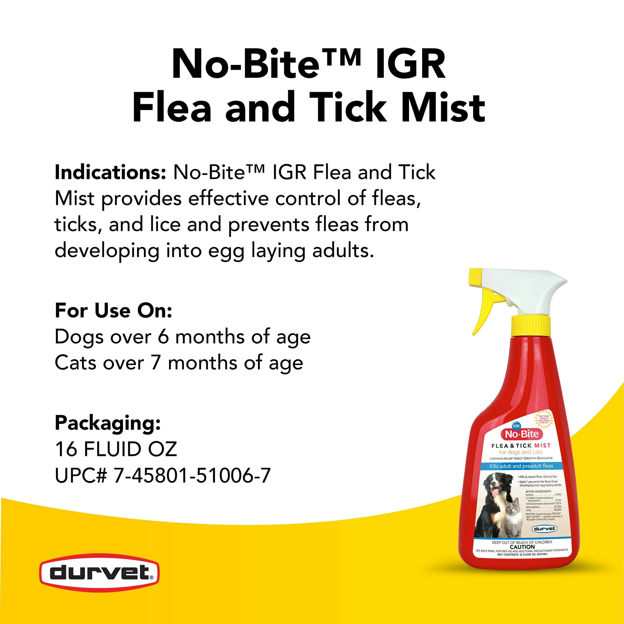 Durvet No-Bite IGR Mist, Pint - Image 4