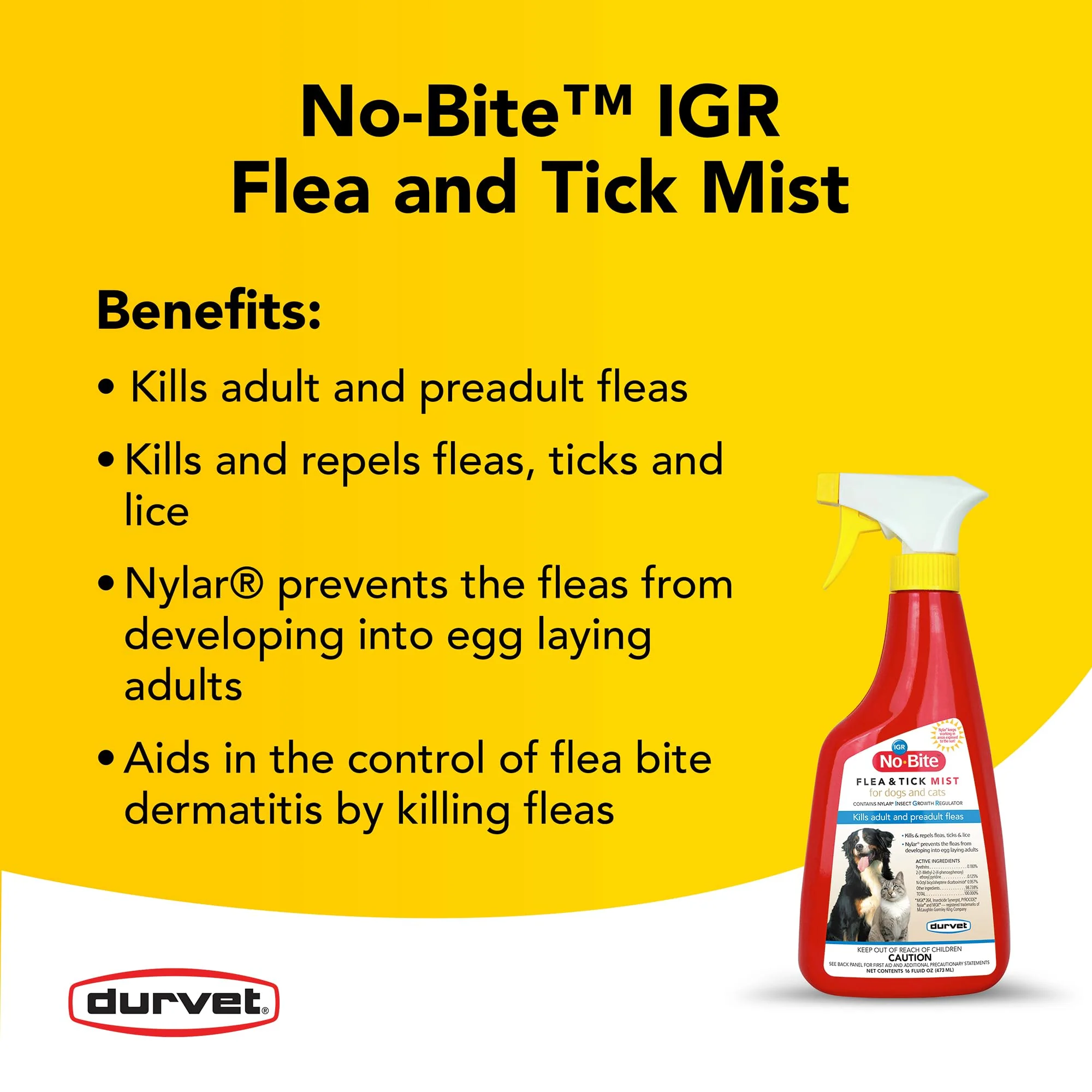 Durvet No-Bite IGR Mist, Pint - Image 5
