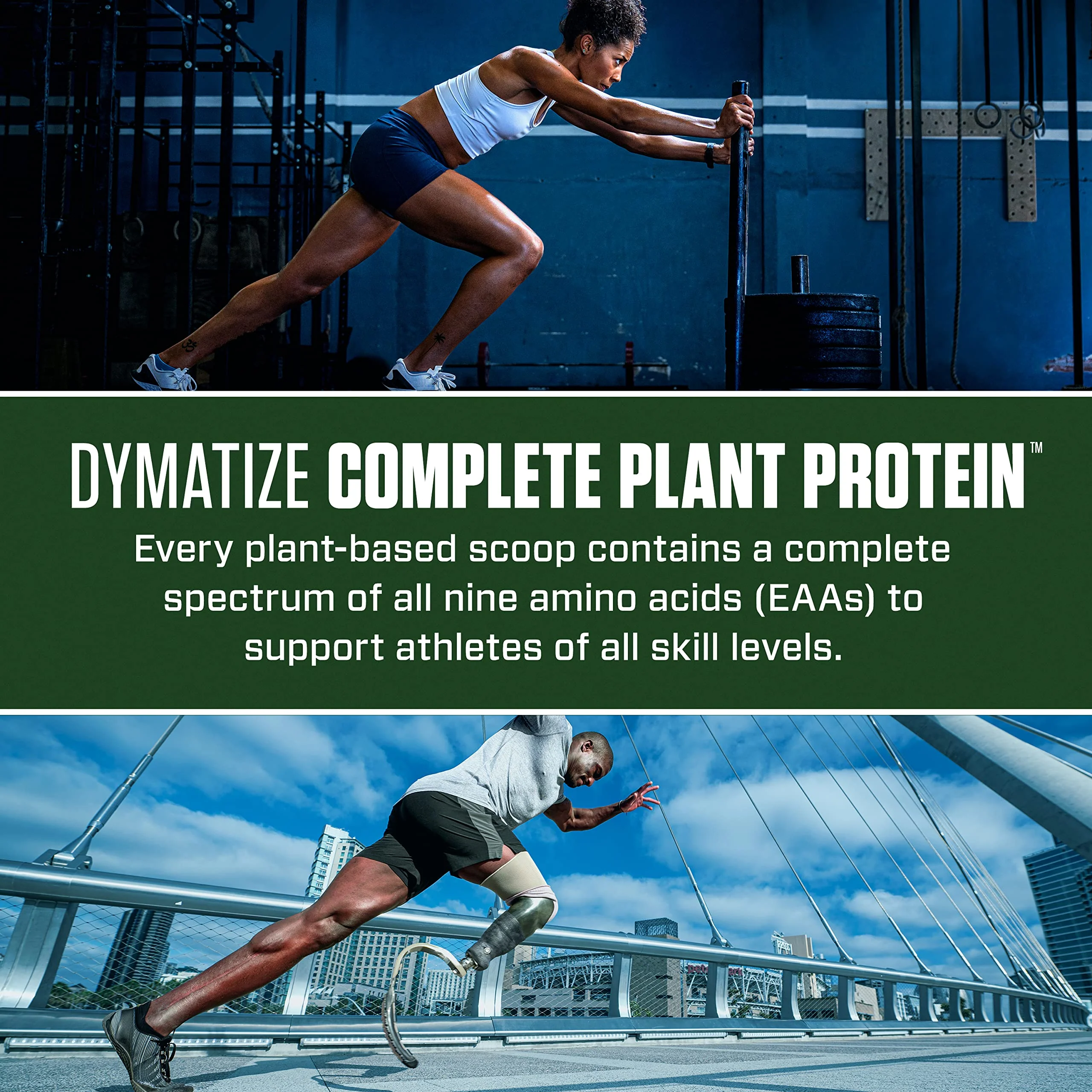 Dymatize Vegan Plant Protein, Smooth Vanilla, 25g Protein, 4.8g BCAAs, Complete Amino Acid Profile, 15 Servings - Image 2