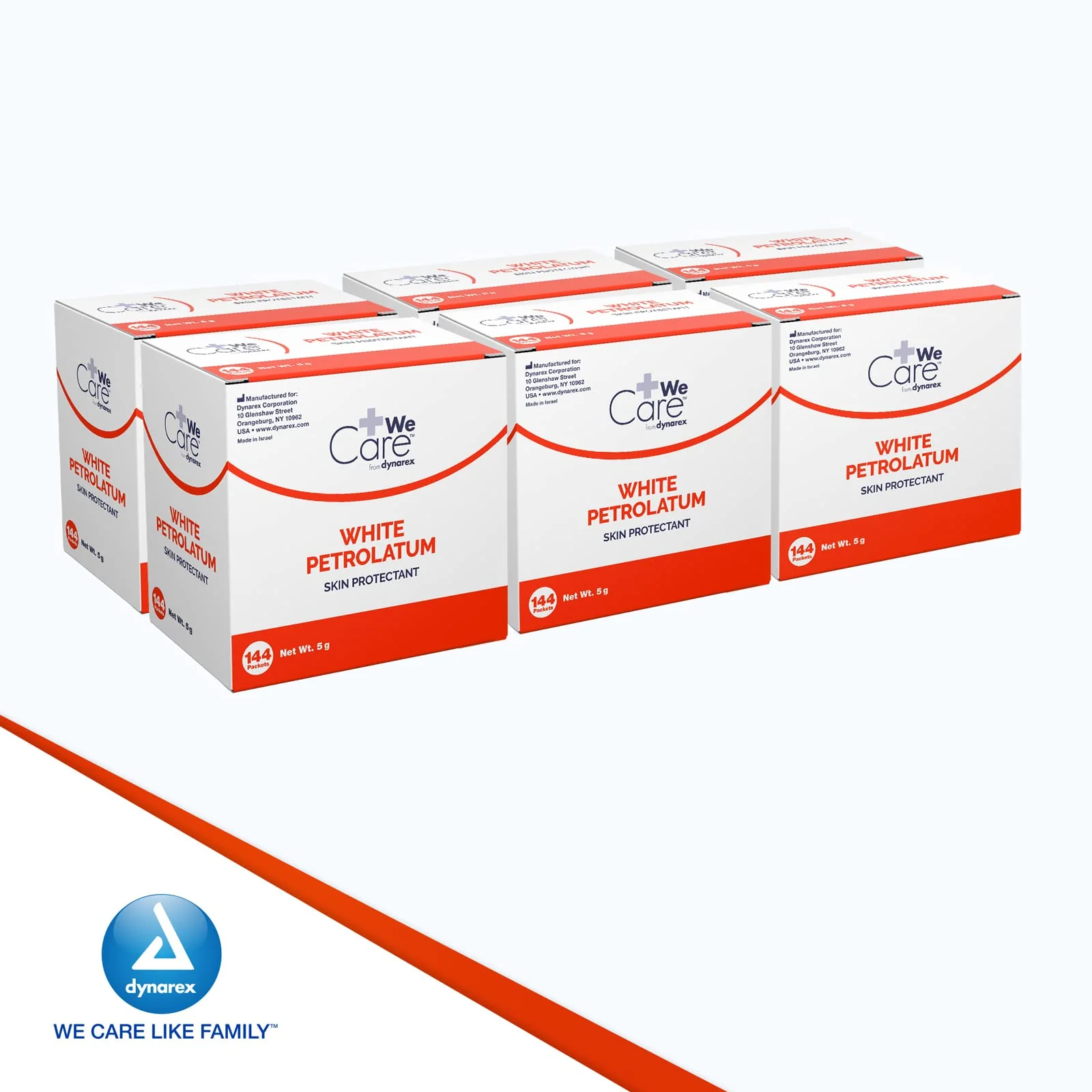 Dynarex White Petrolatum, Petroleum Jelly for Dry or Cracked Skin, Soothing White Petroleum Jelly for Minor Skin Irritations, 5g Foil Packets, 1 Case of 864 Packets (6 Boxes of 144) - Image 3