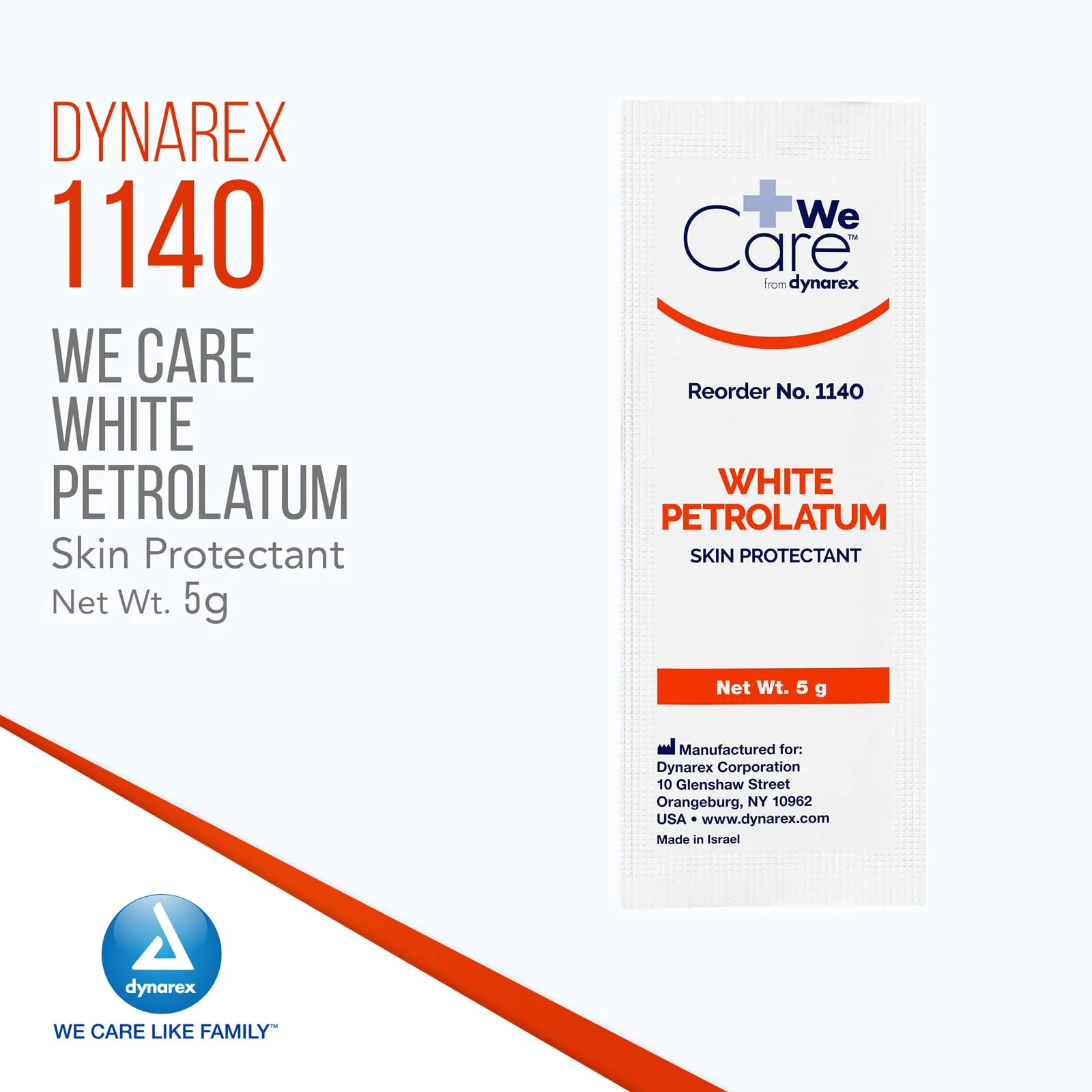Dynarex White Petrolatum, Petroleum Jelly for Dry or Cracked Skin, Soothing White Petroleum Jelly for Minor Skin Irritations, 5g Foil Packets, 1 Case of 864 Packets (6 Boxes of 144) - Image 7