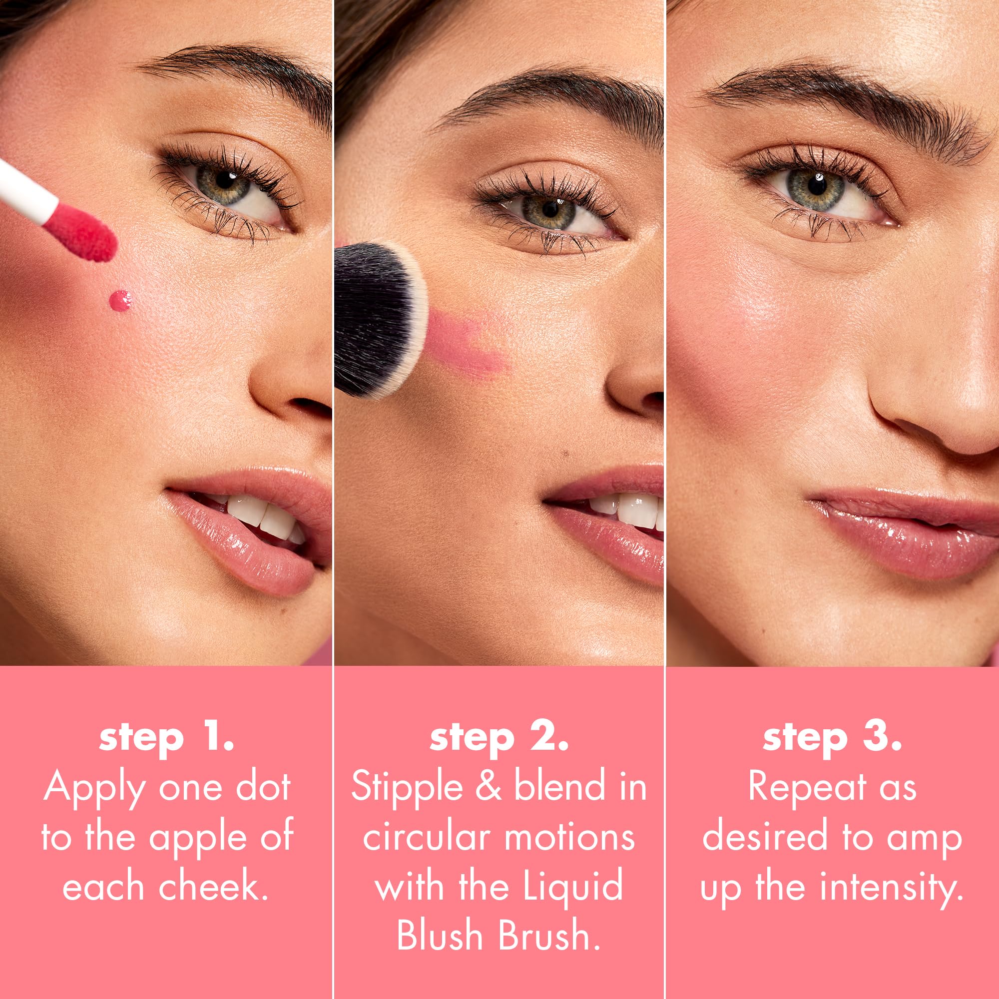 e.l.f. Camo Liquid Blush, Long-lasting Liquid Blush For High-pigment Color, Creates A Soft, Dewy Finish, Vegan & Cruelty-free, Gorg Orange - Image 3