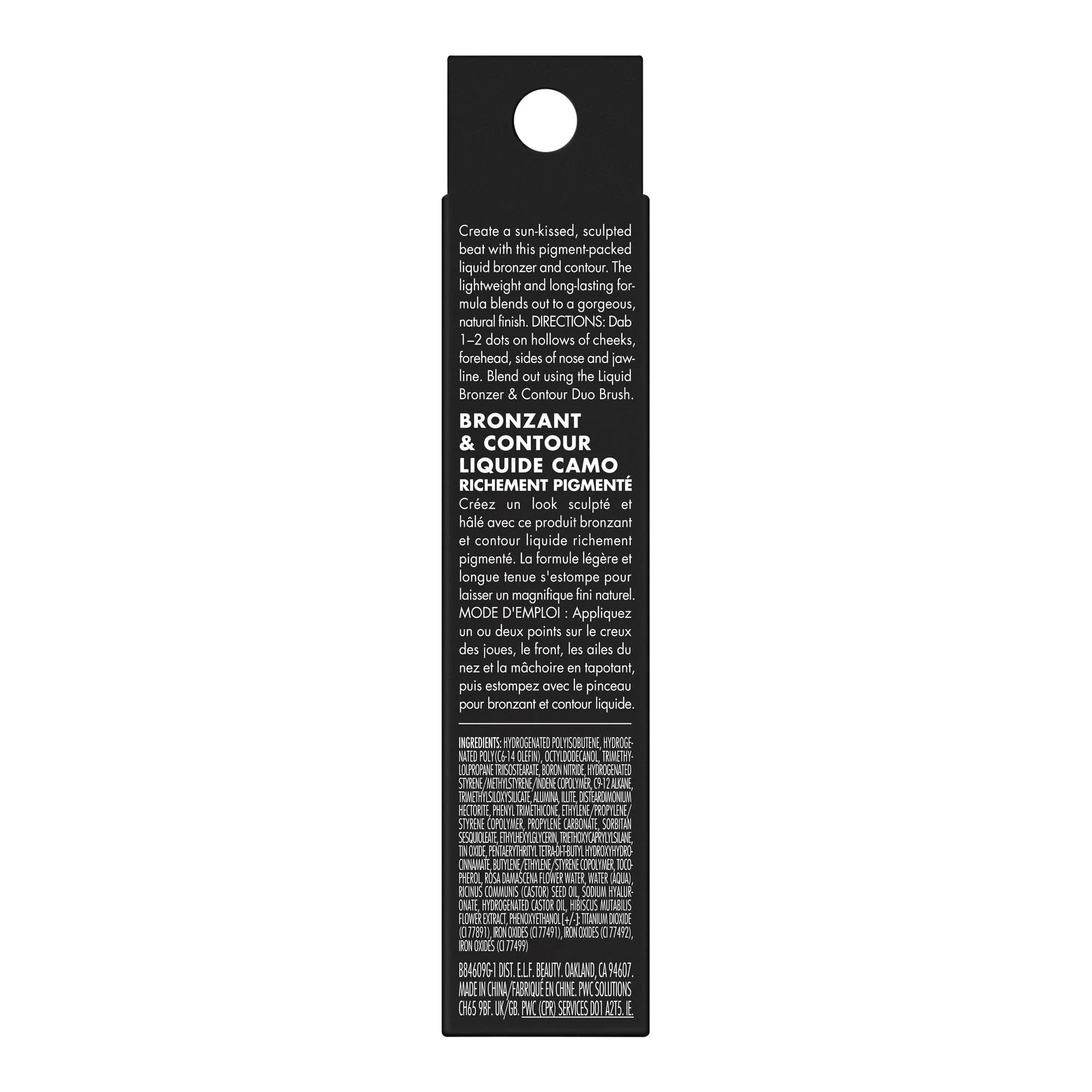 e.l.f. Camo Liquid Bronzer & Contour, Silky Highly Pigmented Formula, Creates a Long-Lasting Bronzed Glow & Natural Look, Vegan & Cruelty-Free, 1 Fair - Image 2