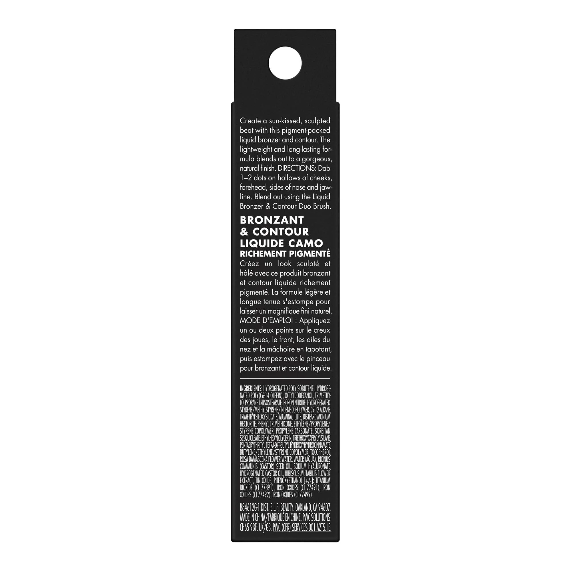 e.l.f. Camo Liquid Bronzer & Contour, Silky Highly Pigmented Formula, Creates a Long-Lasting Bronzed Glow & Natural Look, Vegan & Cruelty-Free, 4 Light/Medium - Image 2