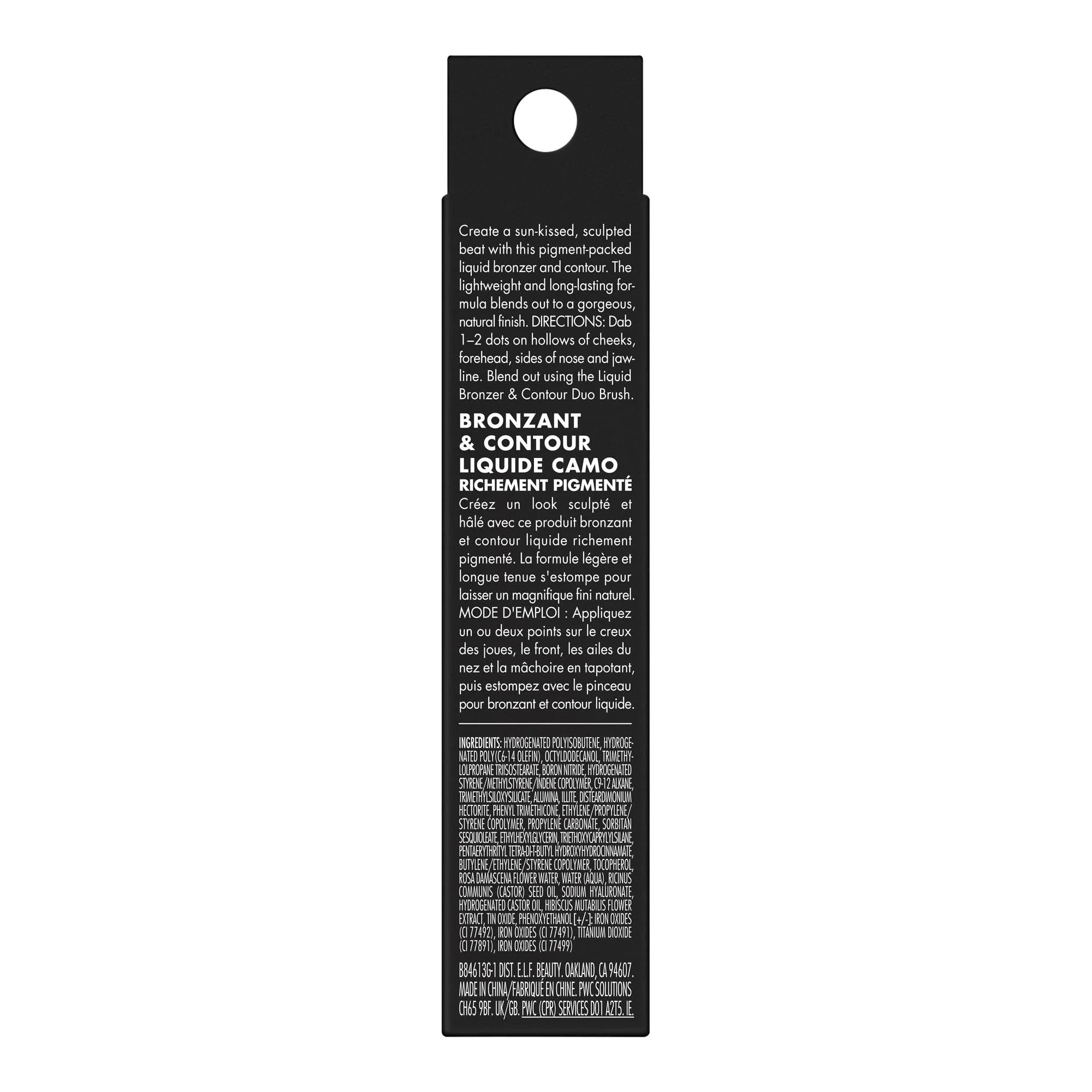 e.l.f. Camo Liquid Bronzer & Contour, Silky Highly Pigmented Formula, Creates a Long-Lasting Bronzed Glow & Natural Look, Vegan & Cruelty-Free, 5 Medium - Image 2