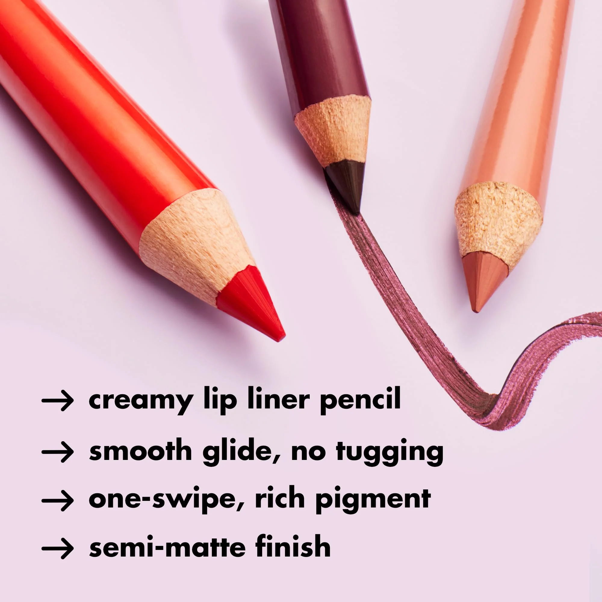 e.l.f. Cream Glide Lip Liner, Highly-Pigmented Pencil For Shaping & Sculpting Lips, Semi-Matte Finish, Vegan & Cruelty-Free, Baddest Beige - Image 9